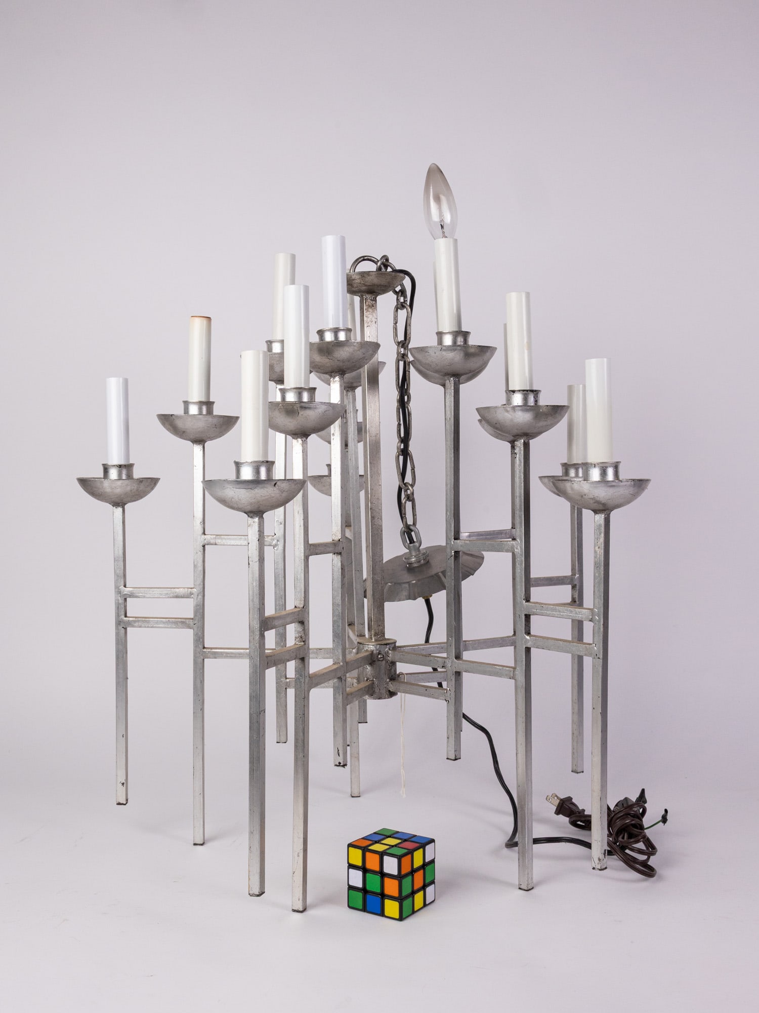 Gaetano Sciolari Style Candelabra Chandelier - 2