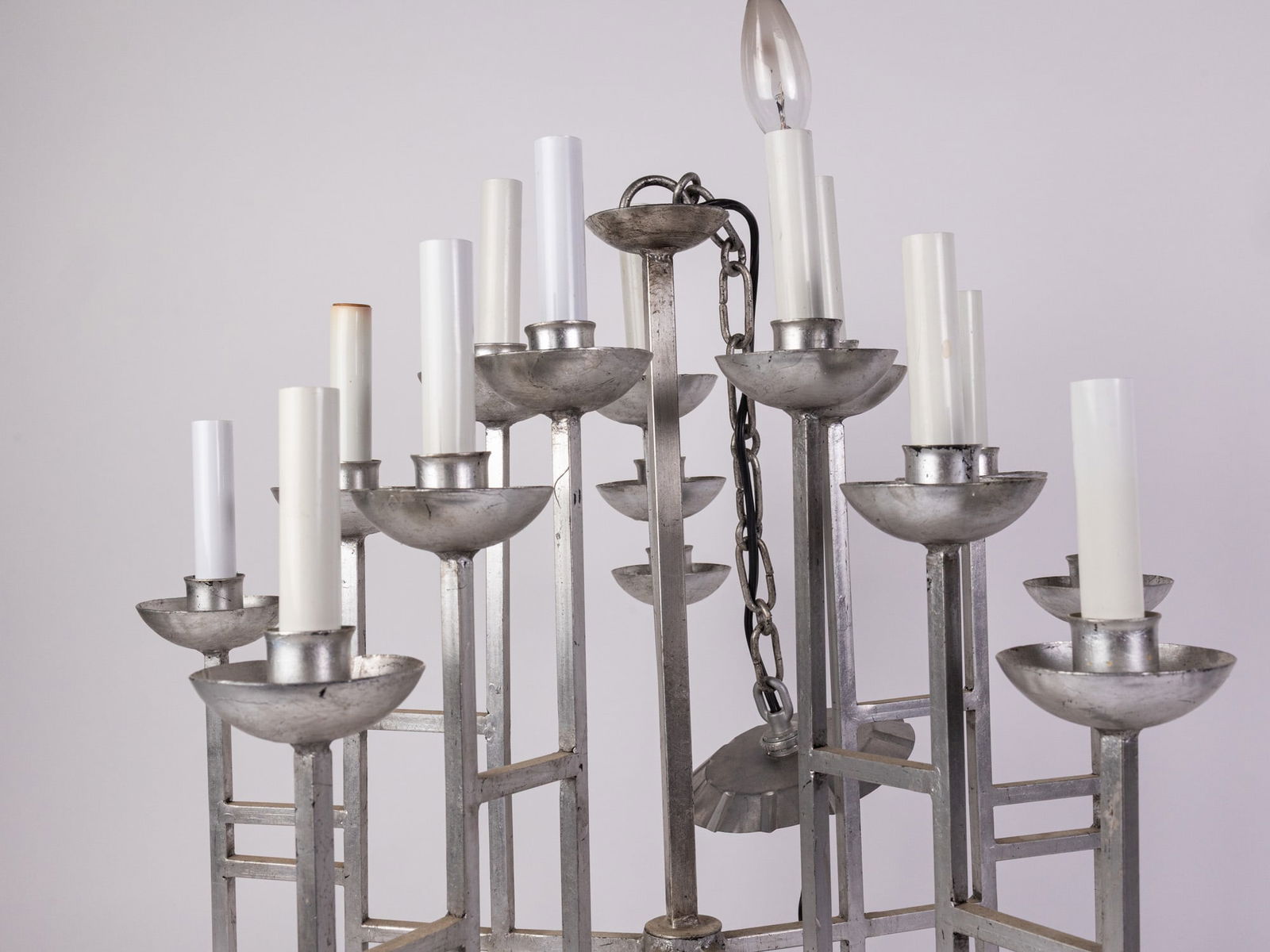 Gaetano Sciolari Style Candelabra Chandelier - 4