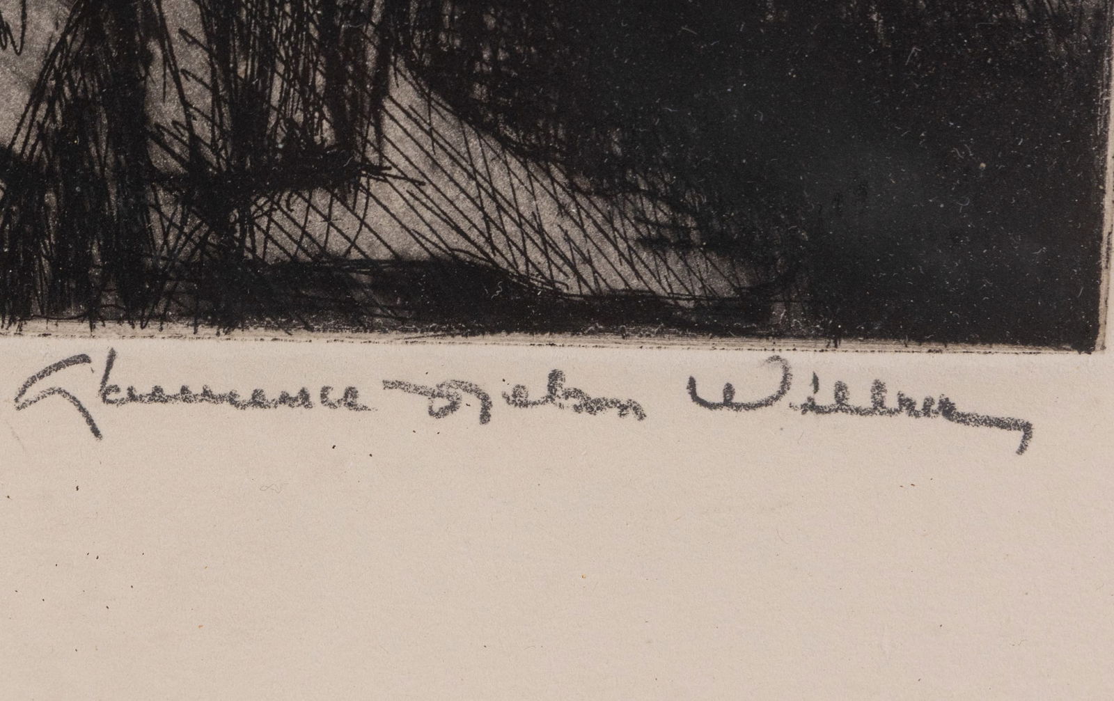 Lawrence Nelson Wilbur (1897-1988) | "Model Resting" Signed Etching - 4