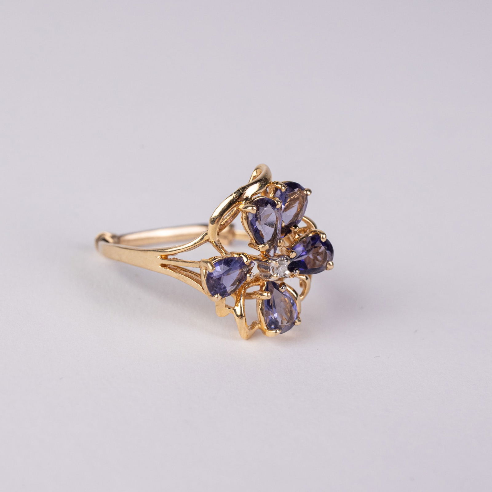 14KY Gold Tanzanite & Diamond Ring: Marked "CI 14K", size 11, total weight 3.47 grams.LiteratureBrooks Auction – Online Auction Terms & Conditions Contact: (856) 694-2960 | info@brooks.auction READ BEFORE YOU BID: We want you to