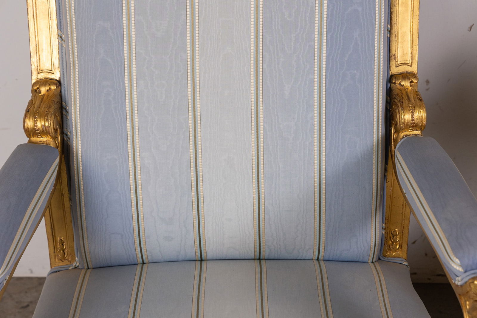 Louis XVI Style Gold Gilt Frame Chairs - 4