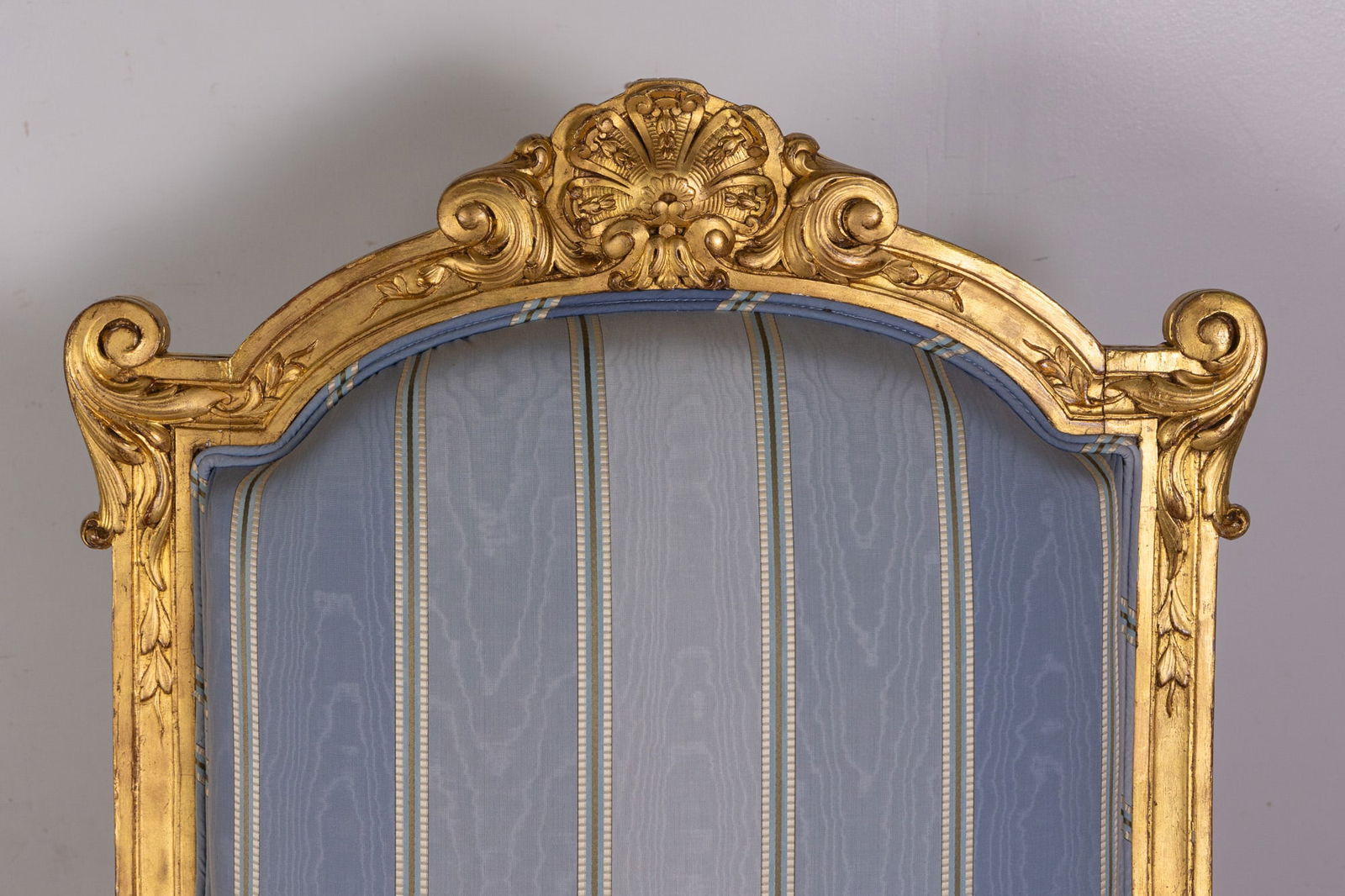 Louis XVI Style Gold Gilt Frame Chairs - 7