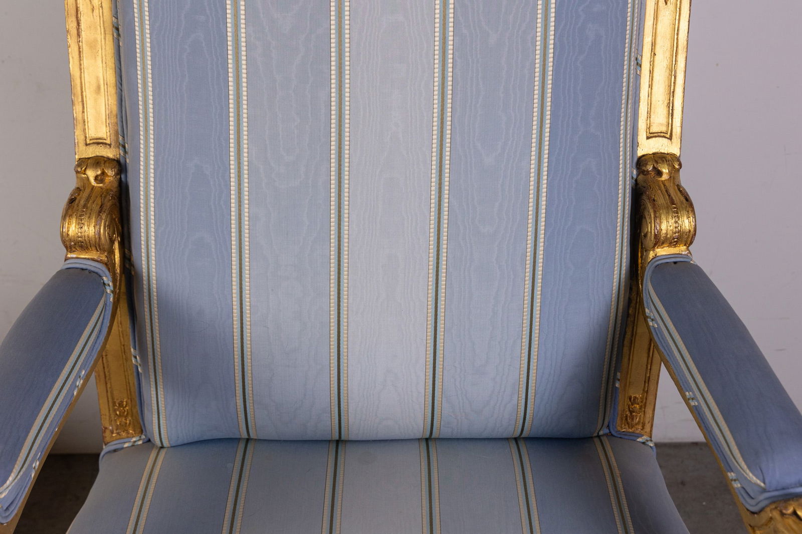 Louis XVI Style Gold Gilt Frame Chairs - 8