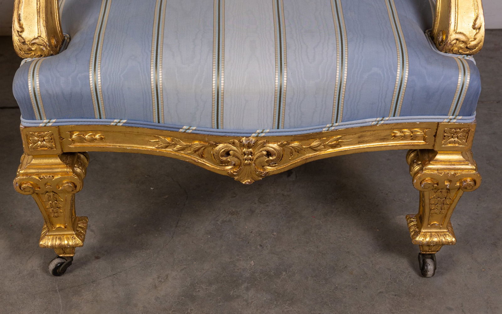 Louis XVI Style Gold Gilt Frame Chairs - 9