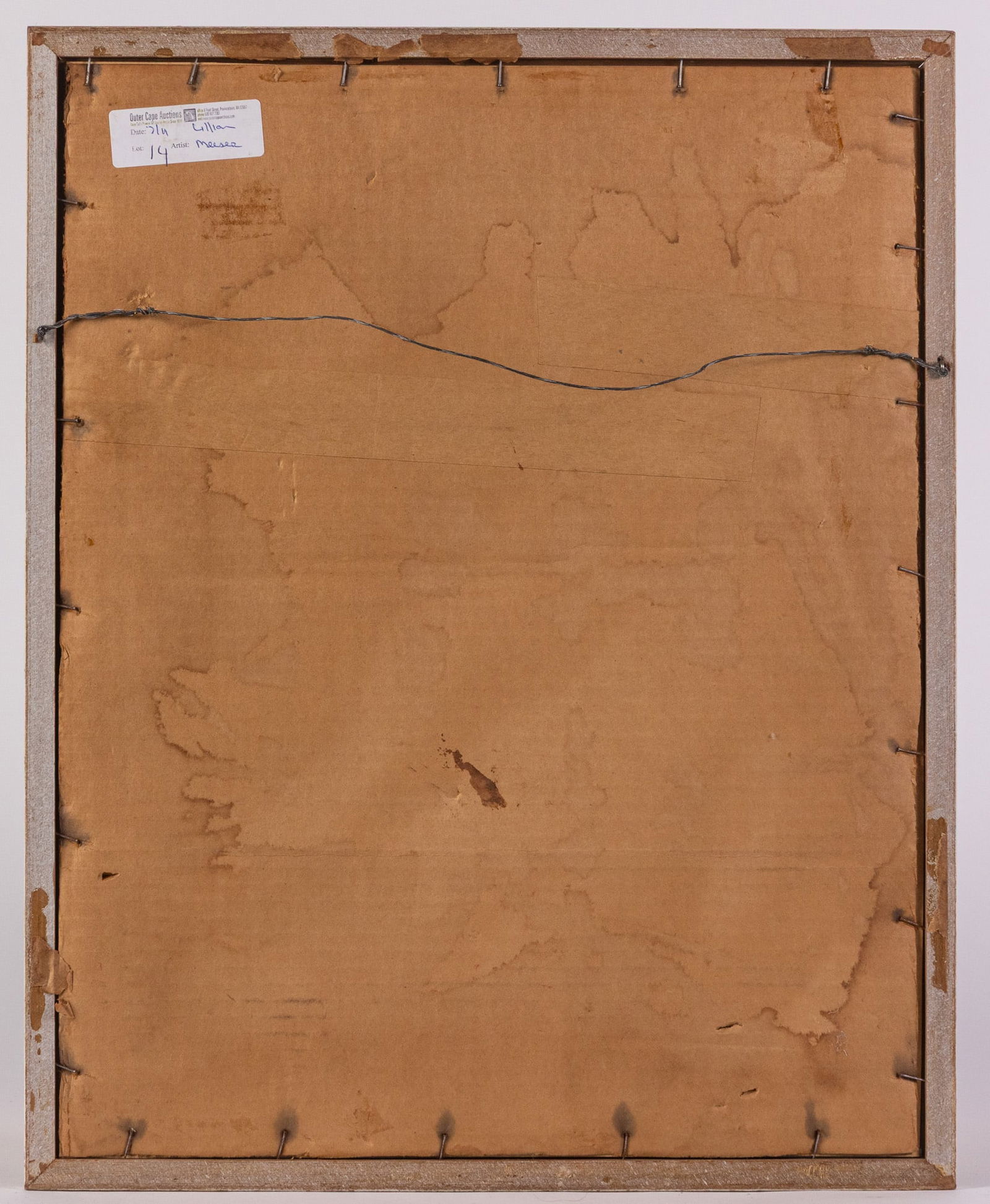 Lillian Burk Meeser (1864-1942) | Still Life with Roses and a Figurine, Original Watercolor - 4