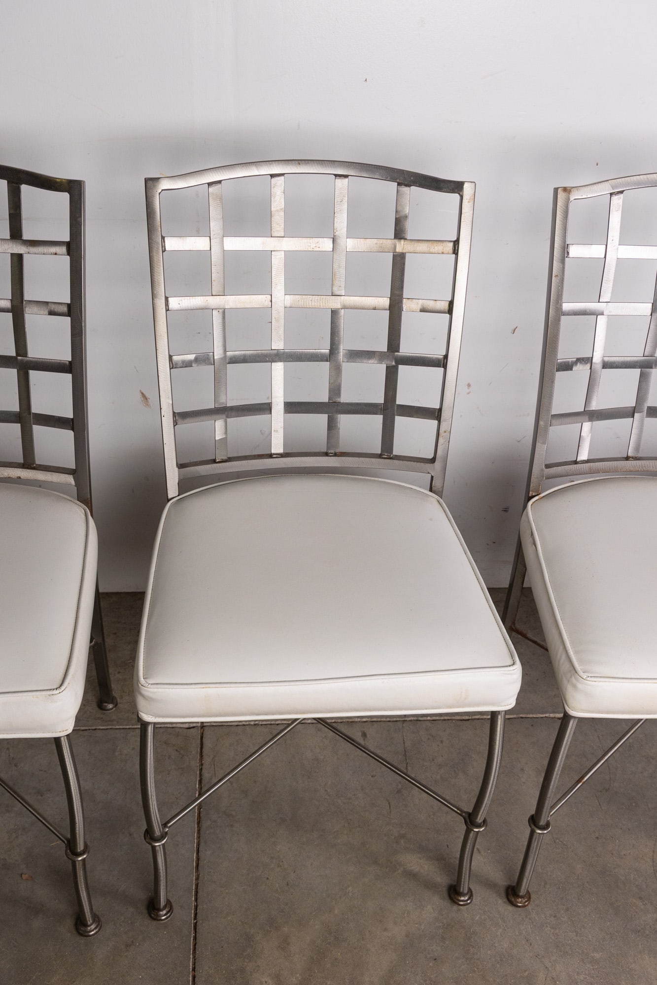 Arthur Umanoff | Shaver-Howard Industrial Modern Brushed Steel Chairs - 3