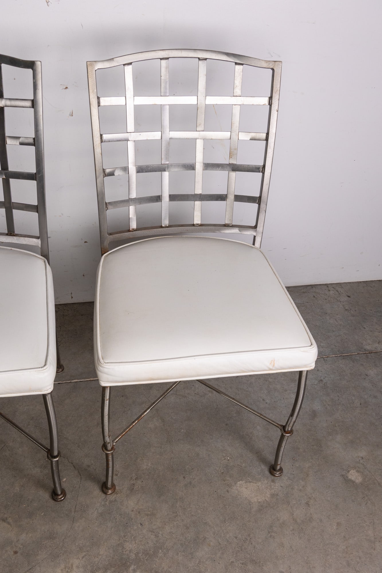 Arthur Umanoff | Shaver-Howard Industrial Modern Brushed Steel Chairs - 5