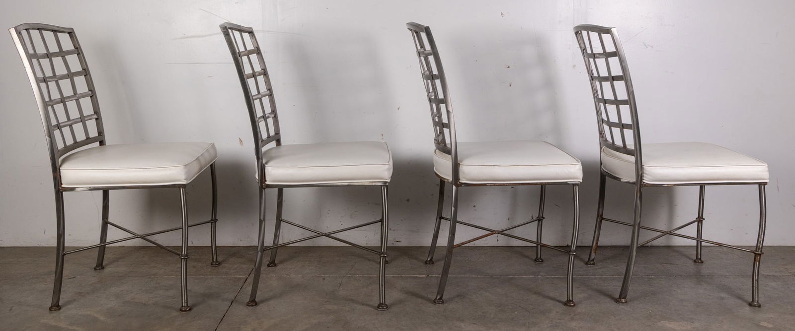 Arthur Umanoff | Shaver-Howard Industrial Modern Brushed Steel Chairs - 6