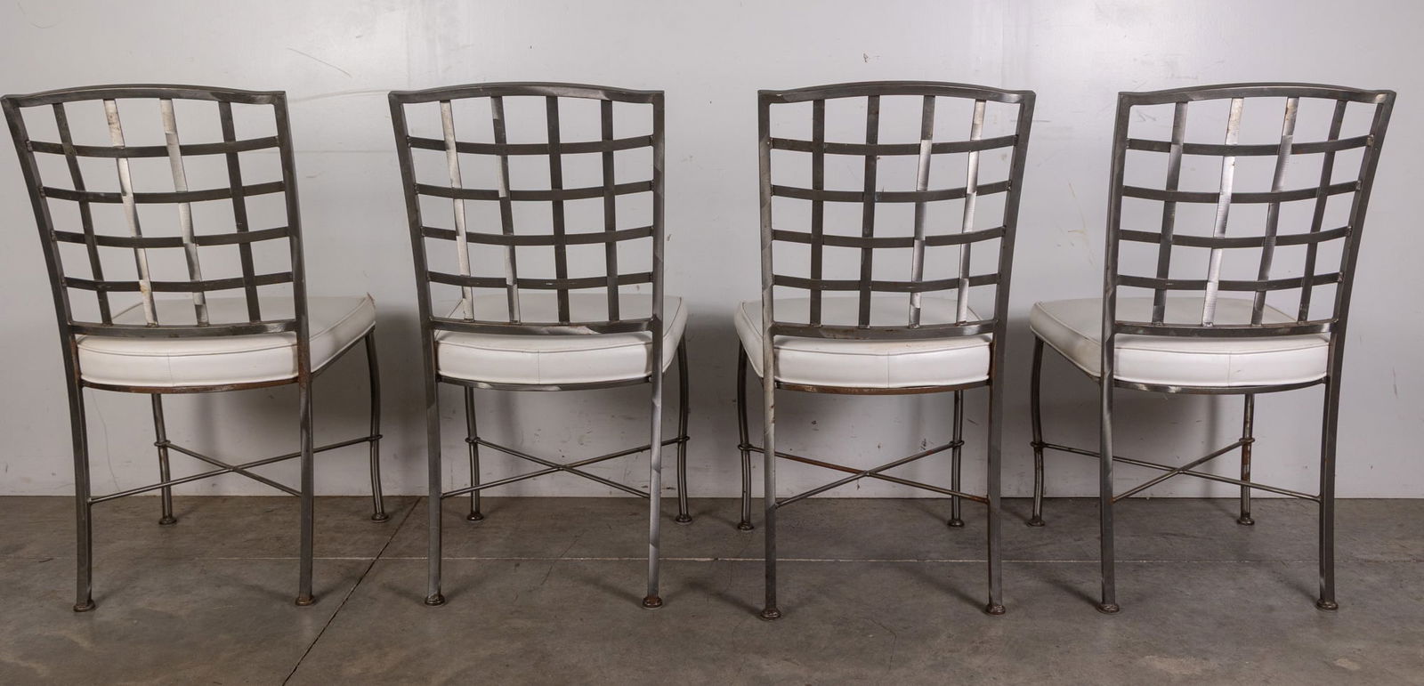 Arthur Umanoff | Shaver-Howard Industrial Modern Brushed Steel Chairs - 7