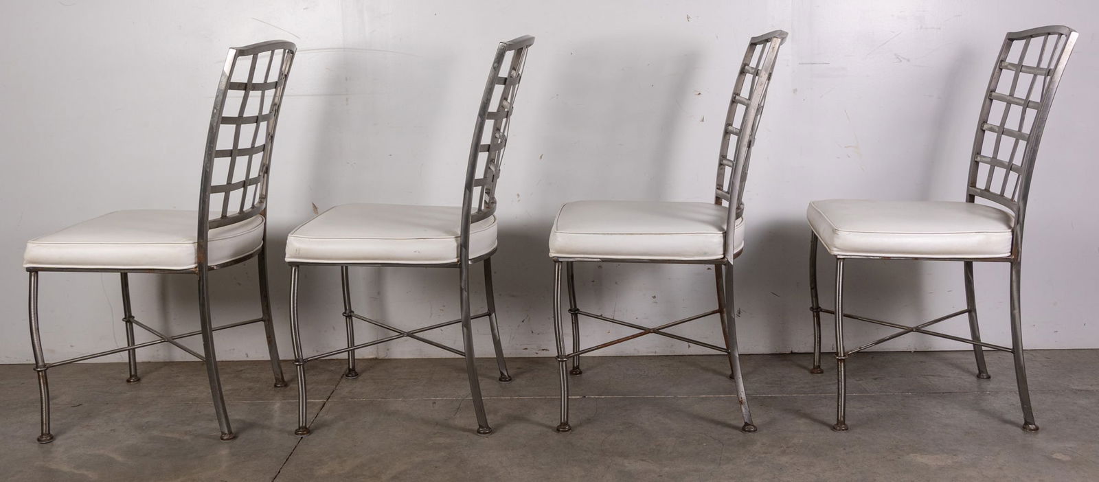 Arthur Umanoff | Shaver-Howard Industrial Modern Brushed Steel Chairs - 8