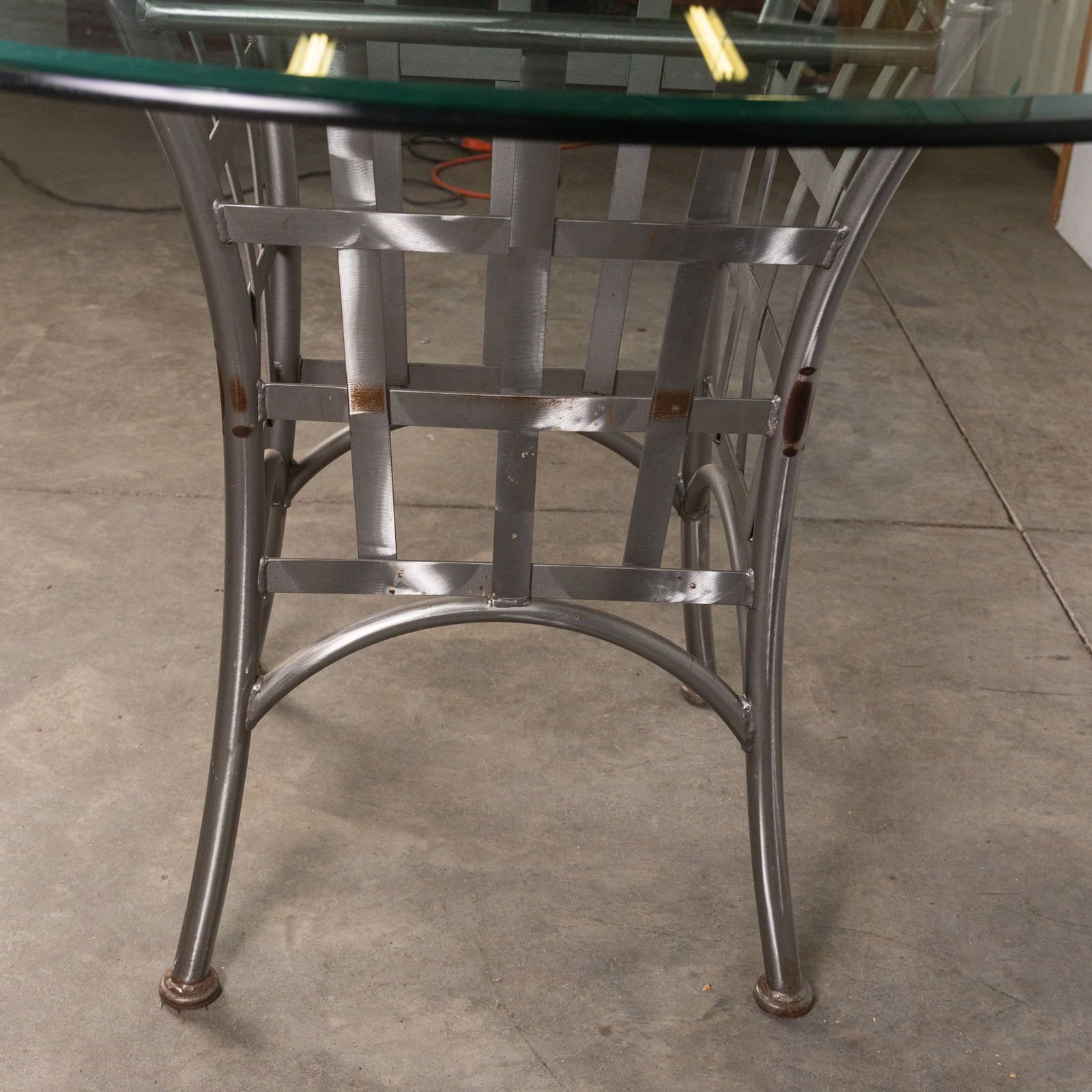 Arthur Umanoff | Shaver-Howard Industrial Modern Glass-Top Table - 5