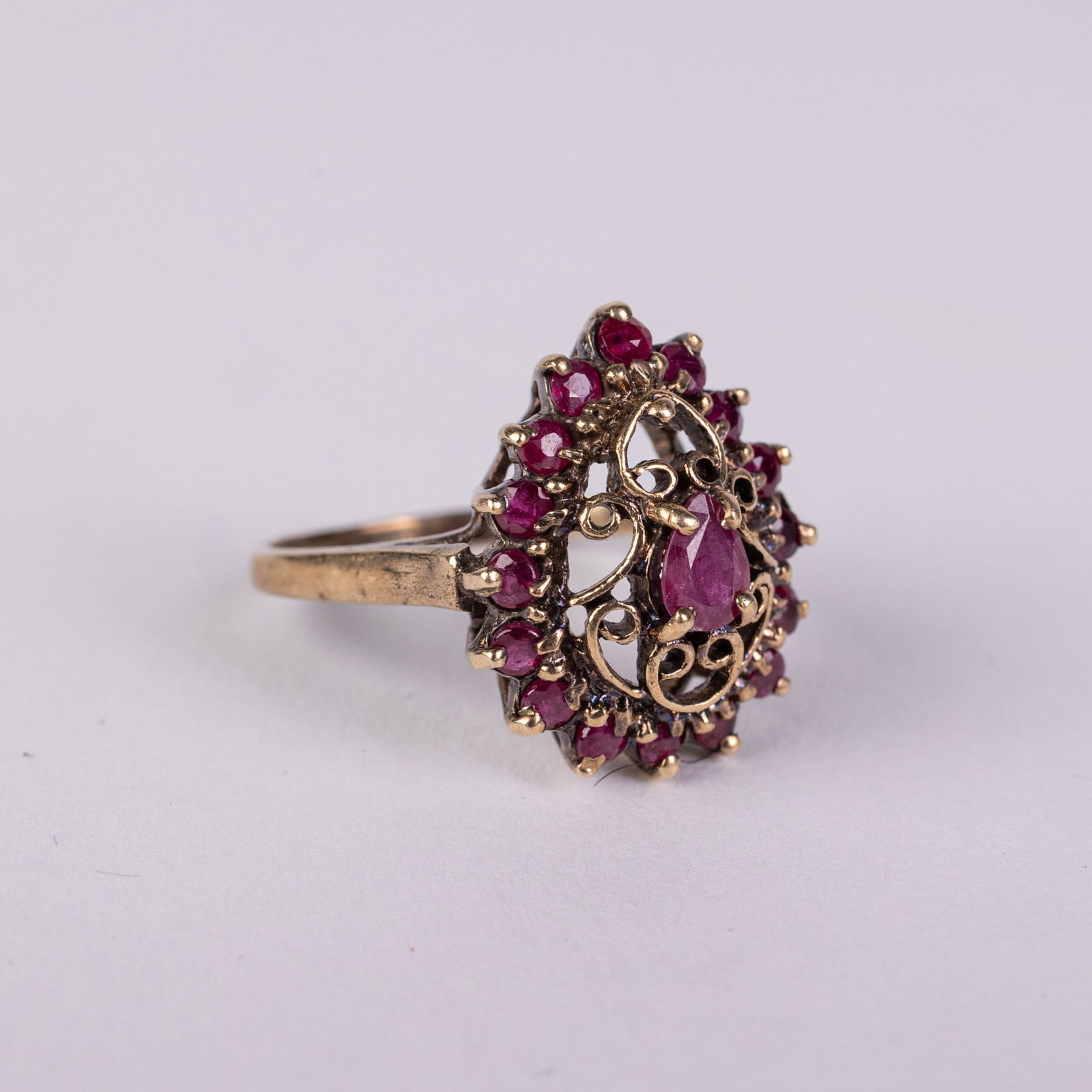 10KY Gold Ruby Ring: Marked "⌔ 10K", size 7, total weight 3.57 grams.LiteratureBrooks Auction – Online Auction Terms & Conditions Contact: (856) 694-2960 | info@brooks.auction READ BEFORE YOU BID: We want you