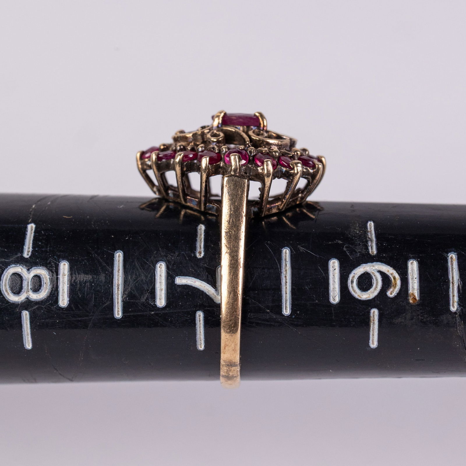 10KY Gold Ruby Ring - 2