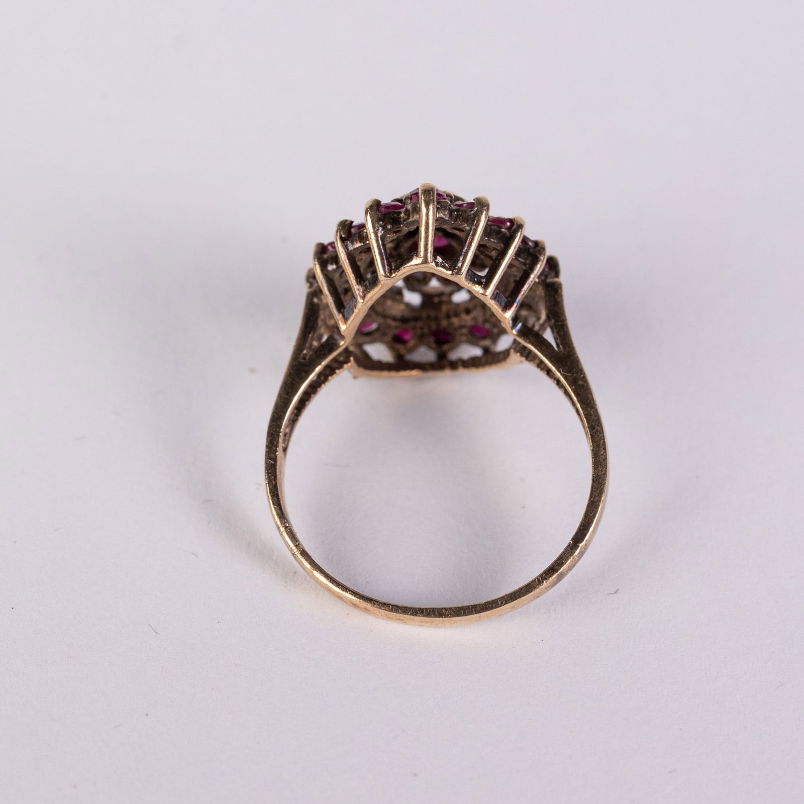 10KY Gold Ruby Ring - 5