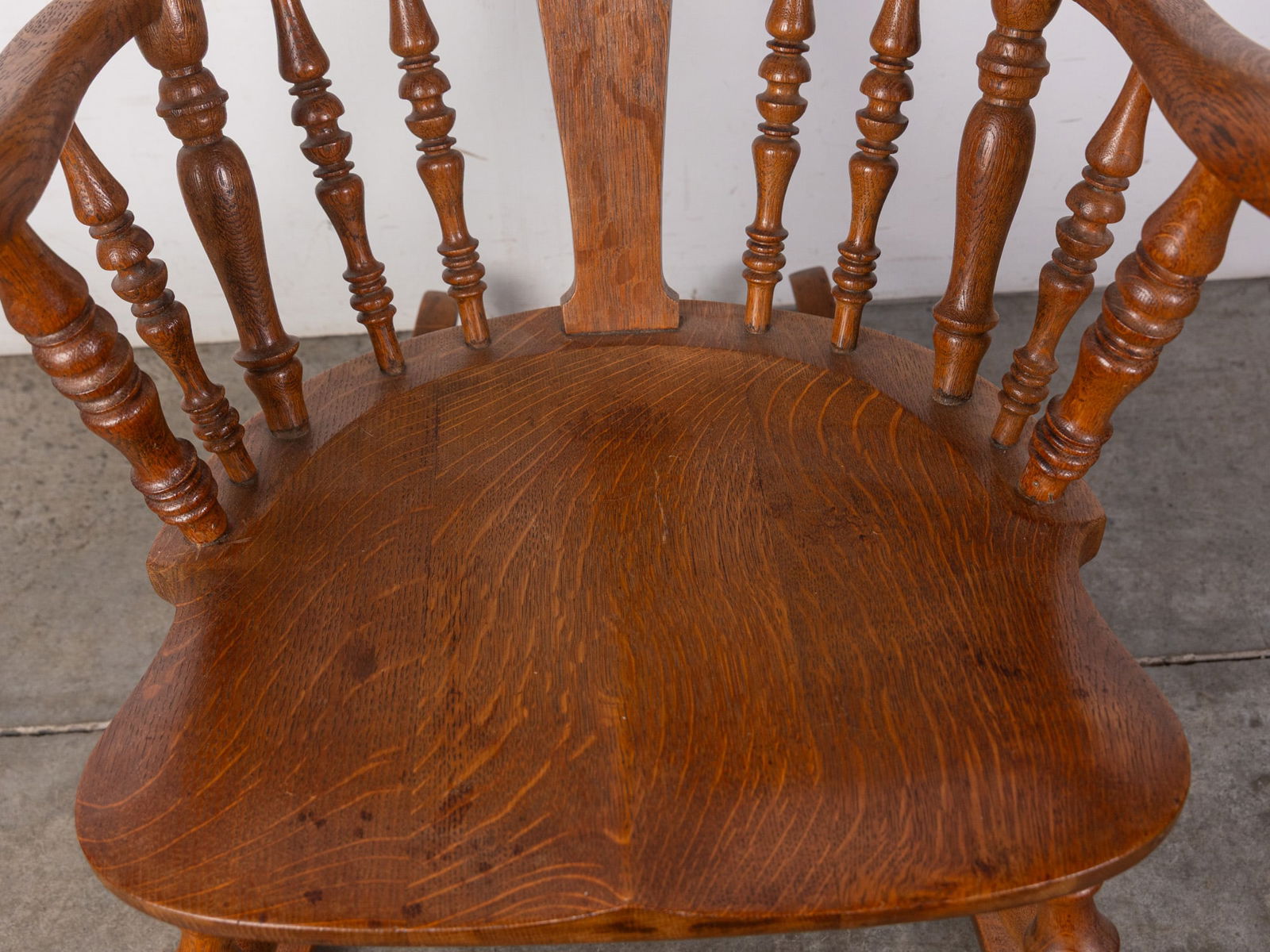 North Wind Golden Oak Figural Rocking Chair - 3