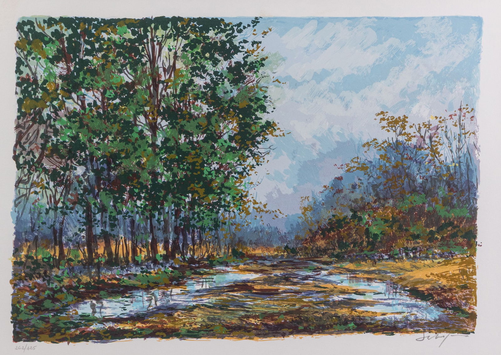 Michael Schofield (B. 1947) | "Summer Days" Serigraph - 2