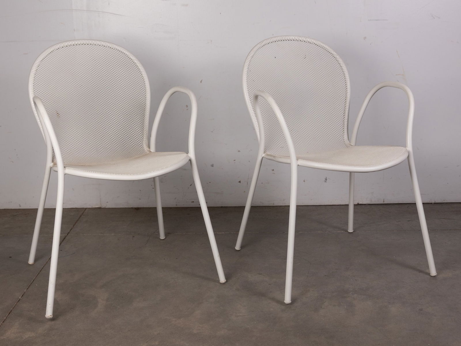 Emu Rio | (2) Italian Modern Mesh Arm Chairs - 4