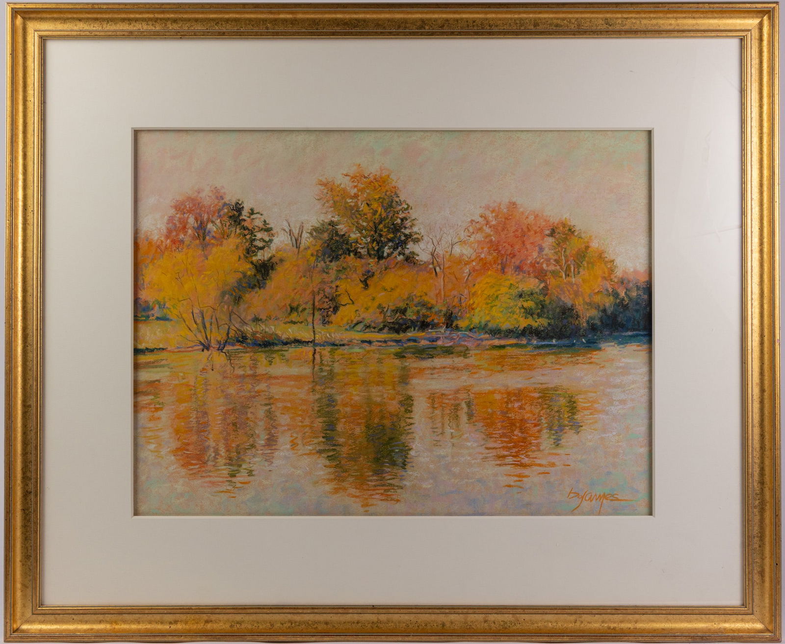 Bill James | Original Oil Pastel: Bill James is an American artist with a B.F.A. from Syracuse University who now lives and works from his studio in Florida. He was awarded the title of “Master-Pastelist” by the Pastel Soc