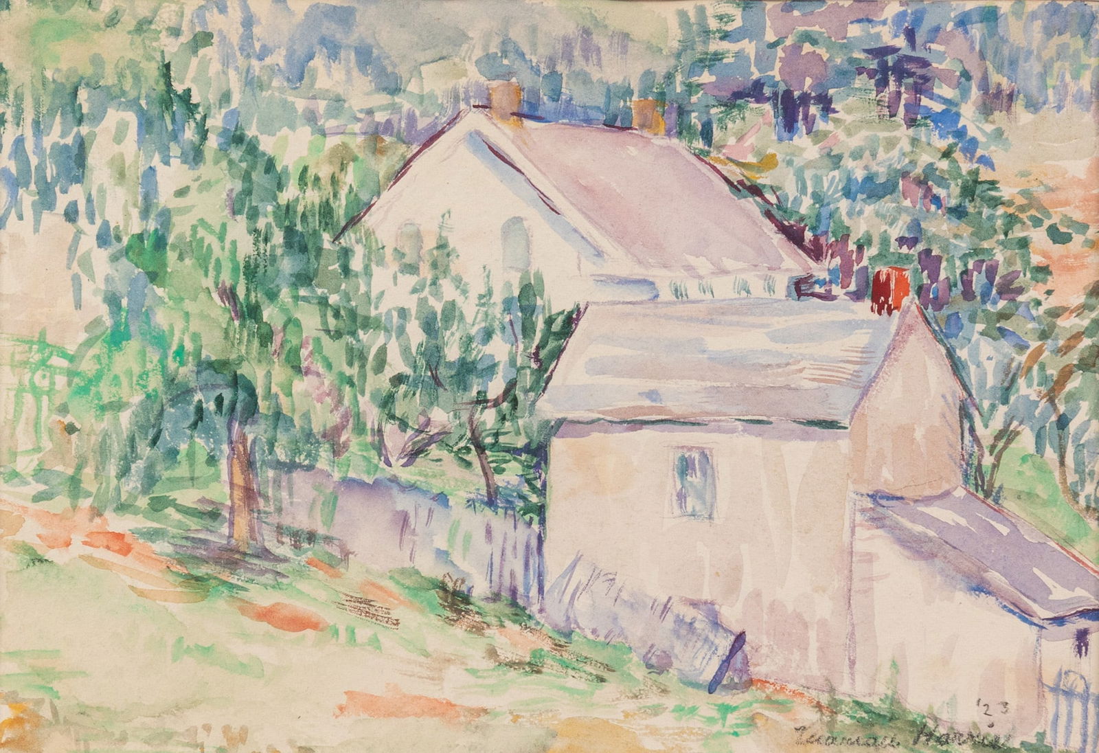 Marian D. Harris (1904-1988) | Original Watercolor - 2