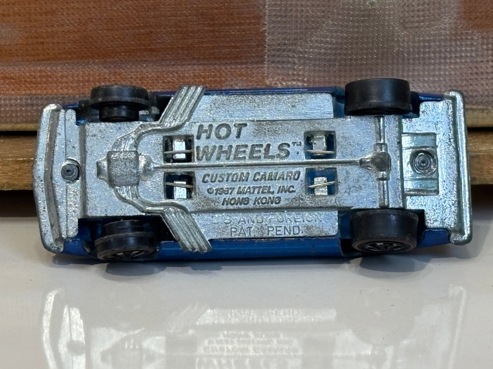 Hot Wheels Redline Spectraflame Blue Custom Camaro - 5