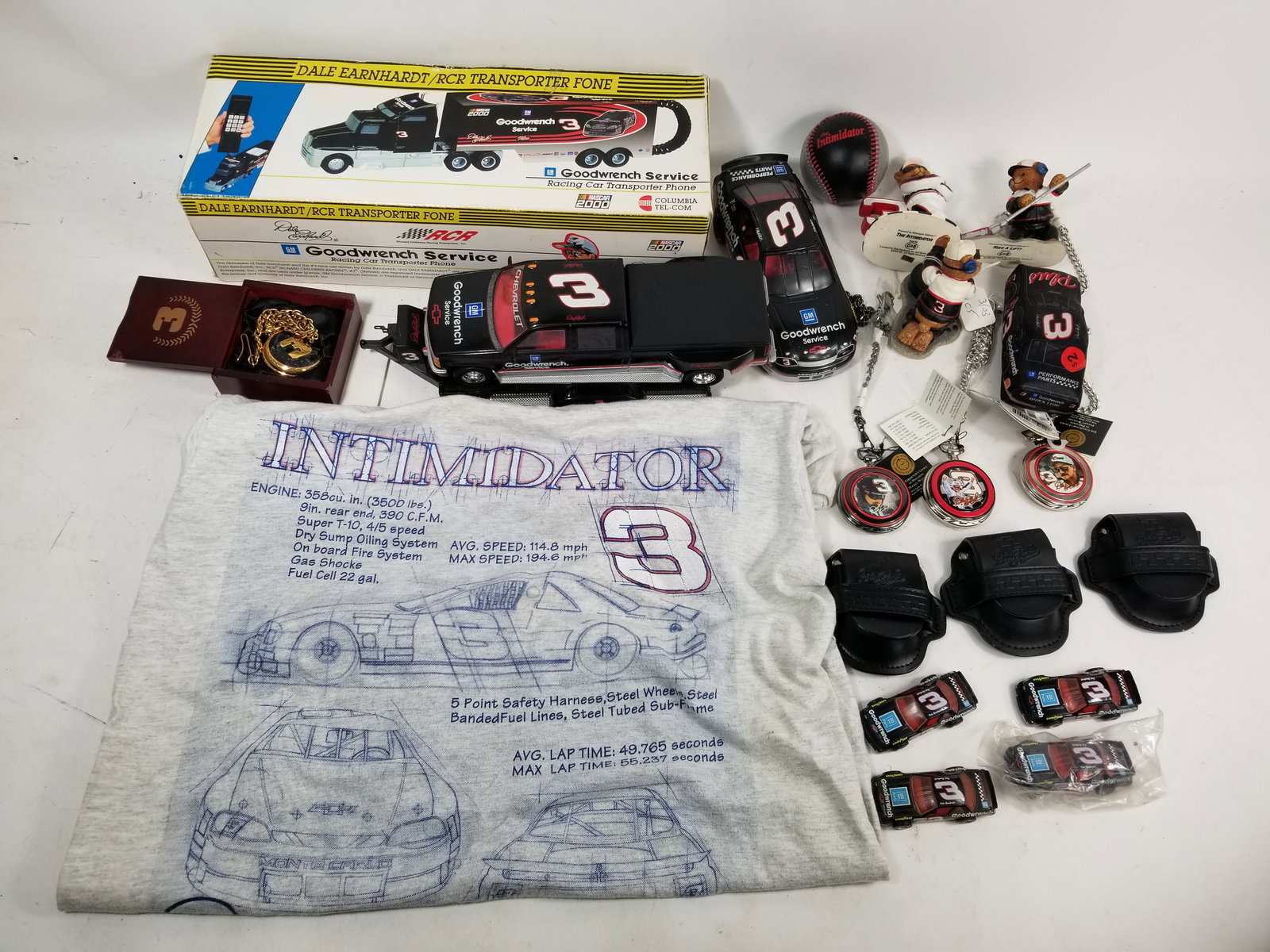 Dale Earnhardt Collectible Assortment: Dale Earnhardt Collectible Assortment featuring vintage t shirt and phoneLiteratureBrooks Auction – Online Auction Terms & Conditions Contact: (856) 694-2960 | info@brooks.auction READ BEFORE