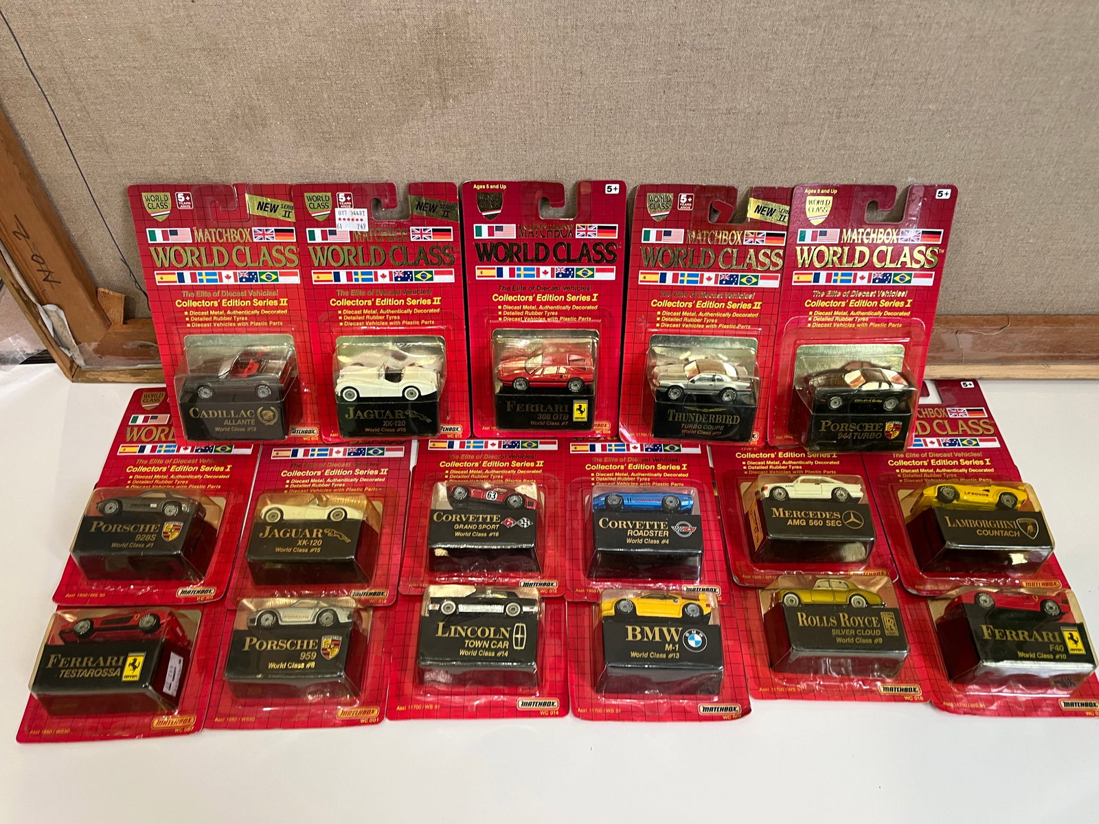 Assortment of Matchbox World Class Die Cast Vehicles in Original Packaging: Assortment of Matchbox World Class Die Cast Vehicles in Original Packaging Literature Brooks Auction – Online Auction Terms & Conditions Contact: (856) 694-2960 | info@brooks.auction READ BEFORE