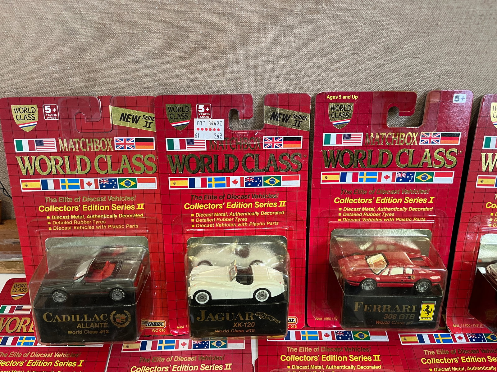Assortment of Matchbox World Class Die Cast Vehicles in Original Packaging - 6