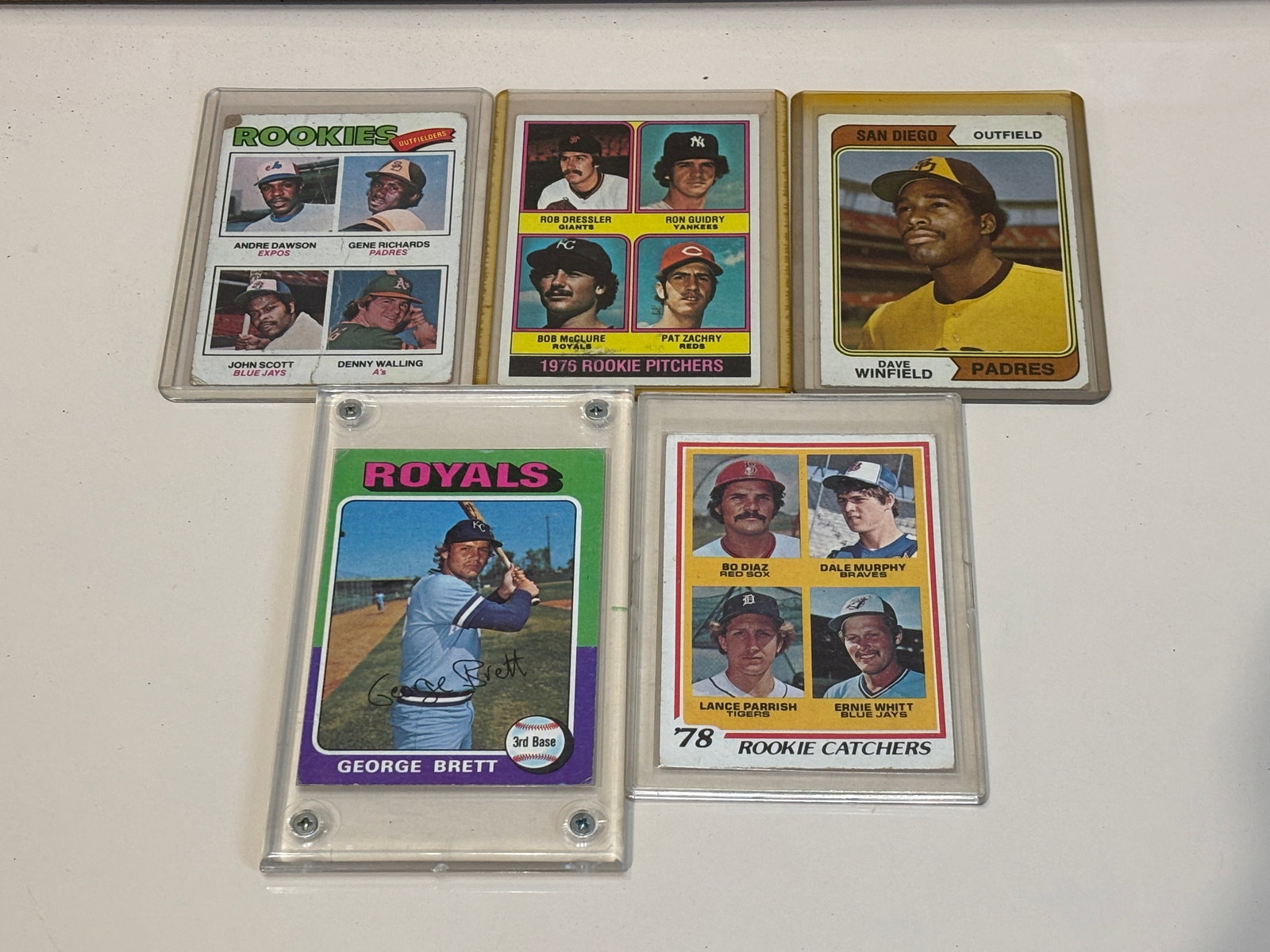 Iconic 1970s Baseball Rookie Cards (1 of 2)