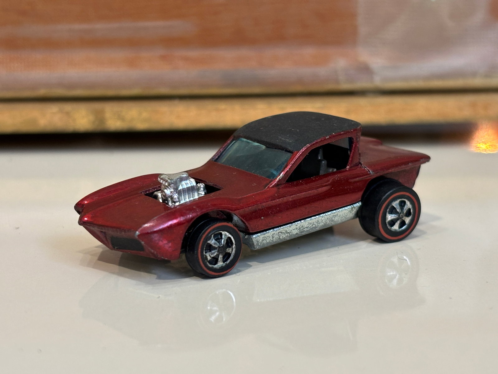 Hot Wheels Redline Python in Spectraflame Red - 2