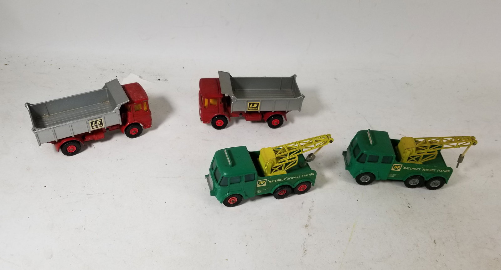 Two Pairs of Vintage Matchbox Trucks (1 of 2)
