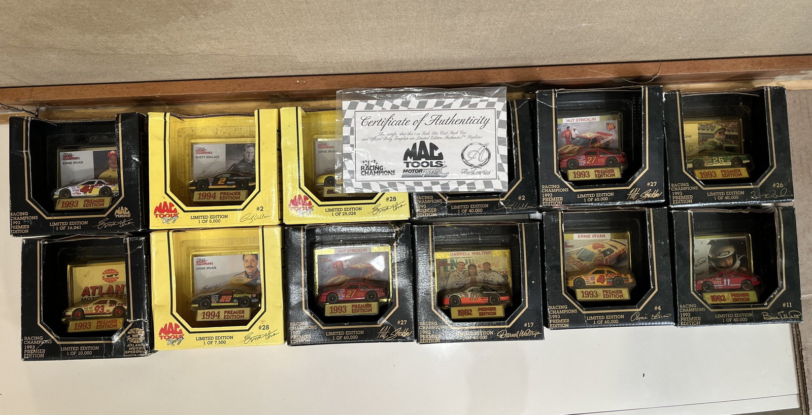 Assortment of Racing Champions Stock Cars with Trading Cards in Original Box: Assortment of Racing Champions Stock Cars with Trading Cards in Original BoxLiteratureBrooks Auction – Online Auction Terms & Conditions Contact: (856) 694-2960 | info@brooks.auction READ