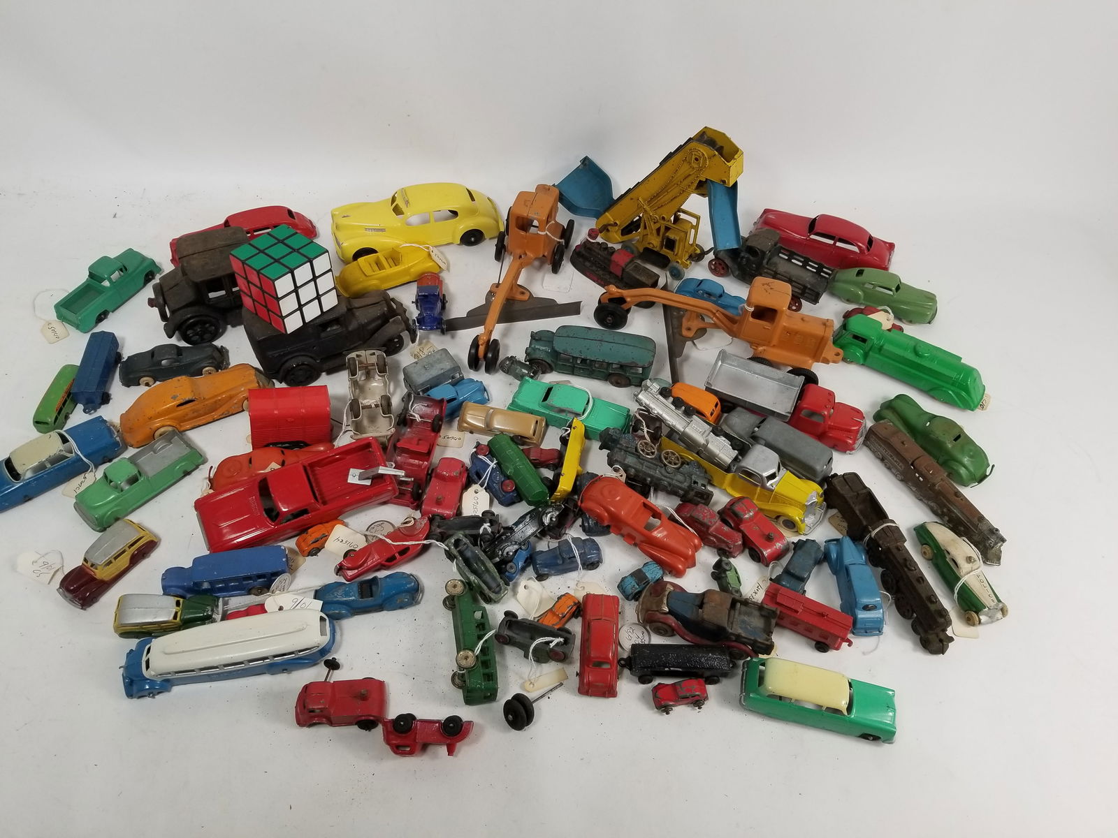 Assortment of Vintage Metal Toy Vehicles - 2