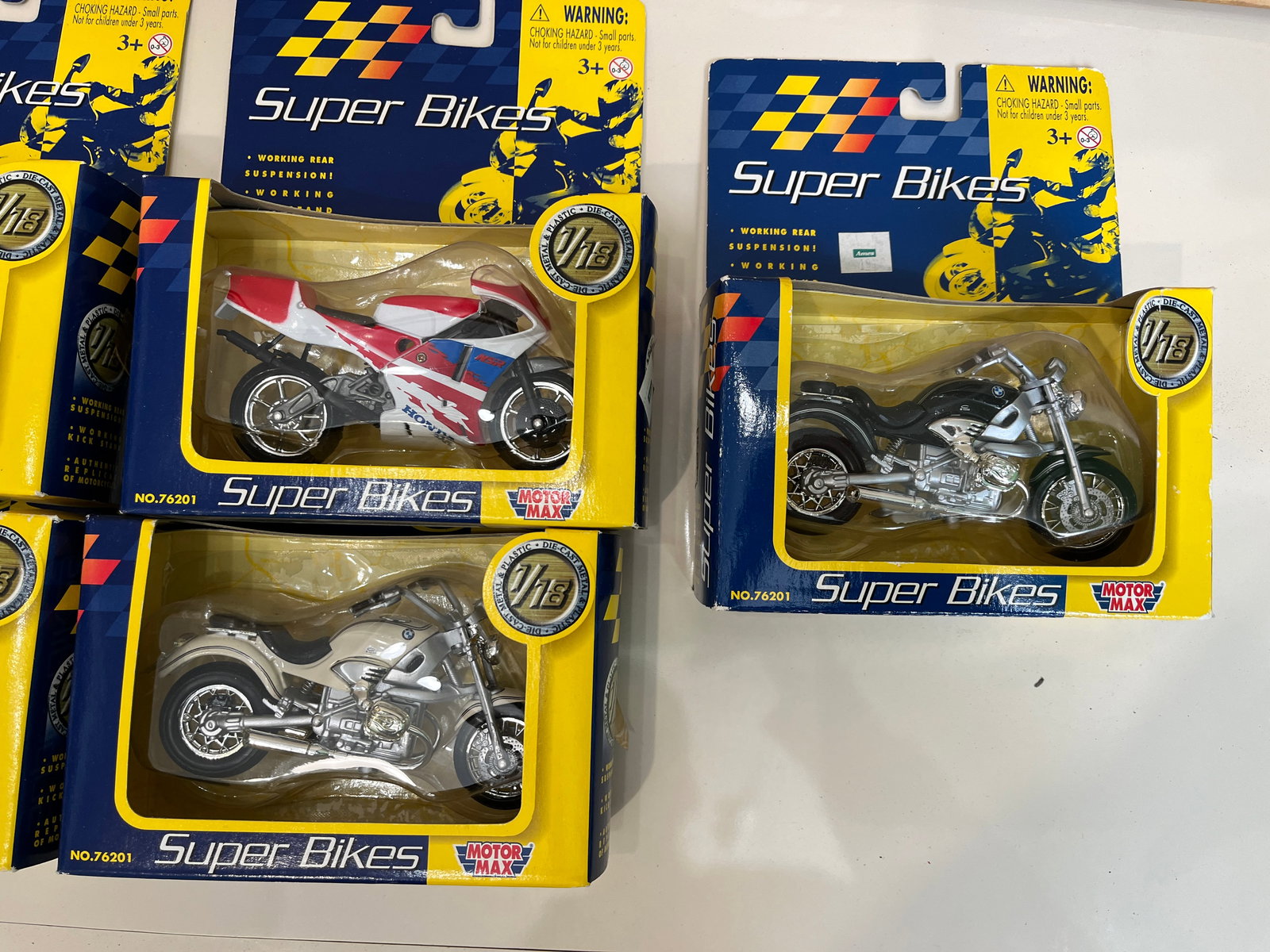 Assortment of Motor Max Super Bikes in Original Boxes - 2