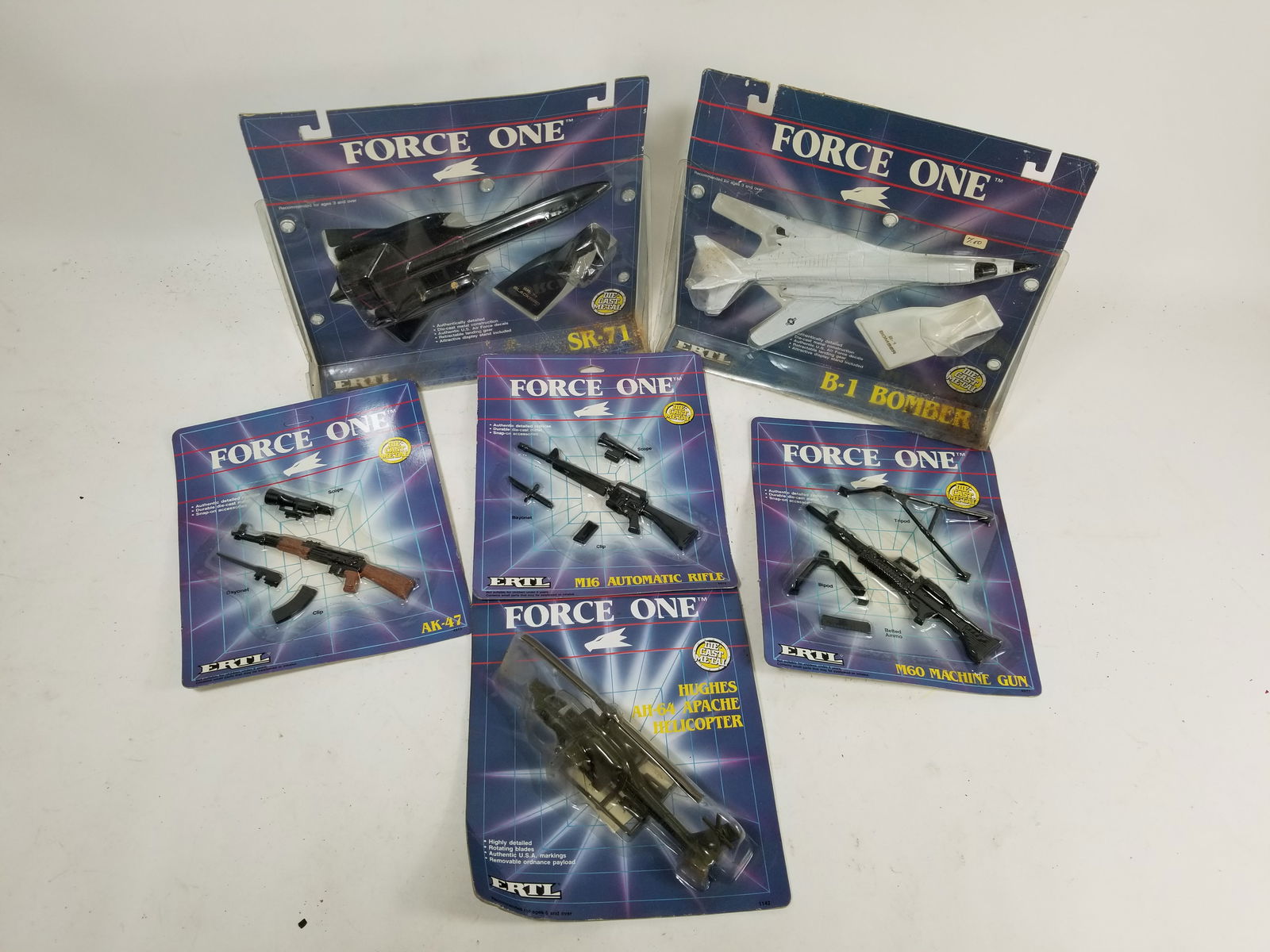 Assortment of Ertl Force One Toys in Original Packaging: Assortment of Ertl Force One Toys in Original PackagingLiteratureBrooks Auction – Online Auction Terms & Conditions Contact: (856) 694-2960 | info@brooks.auction READ BEFORE YOU BID: We want