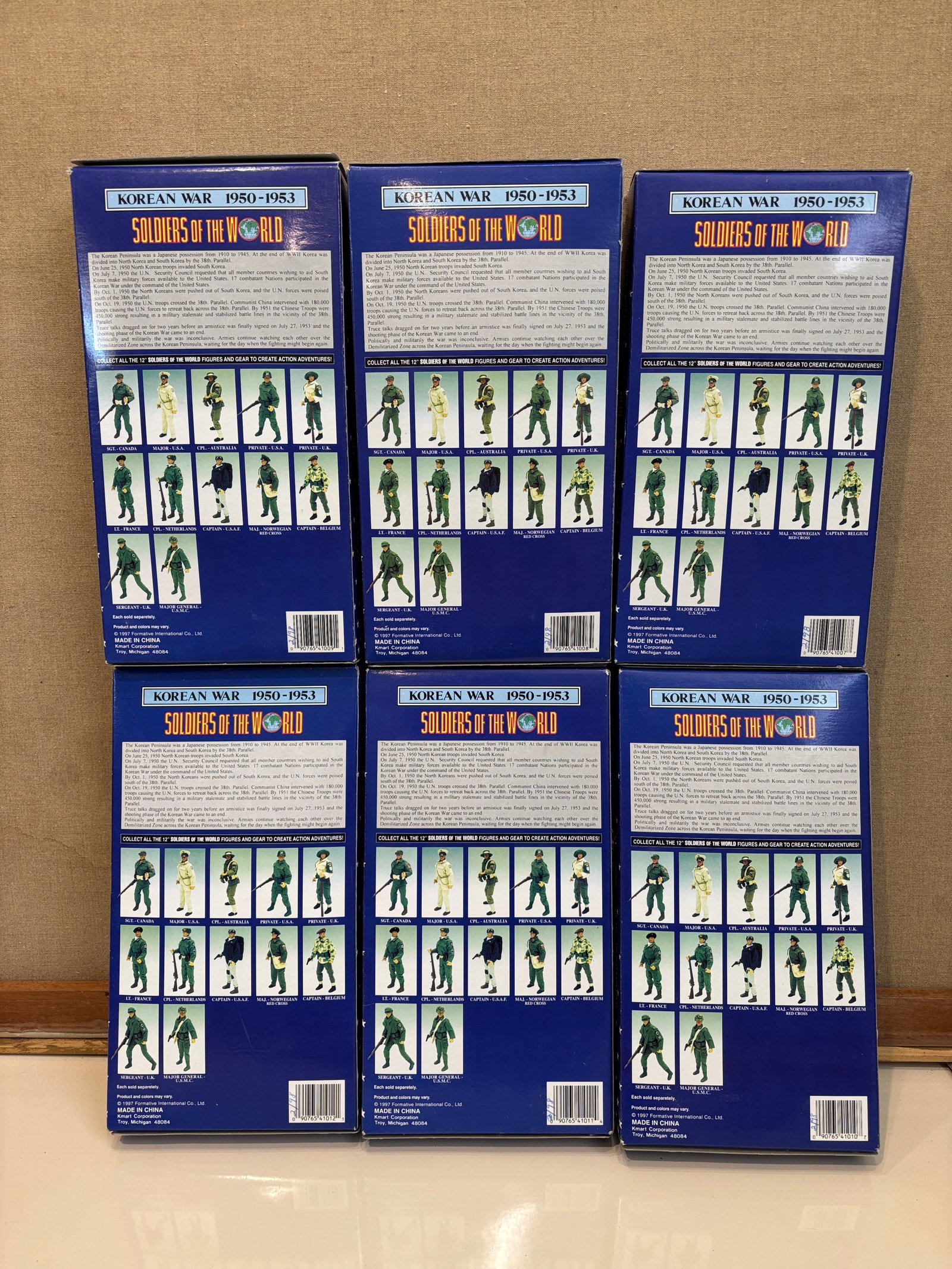 Assortment of Soldiers of the World Korean War Figures in Original Boxes - 4