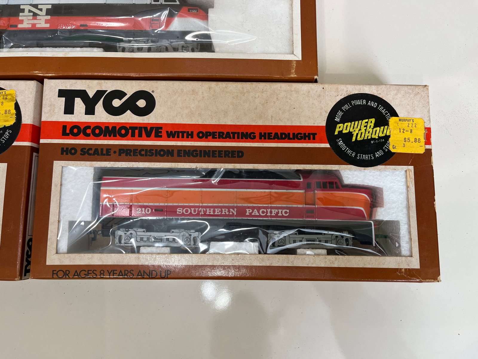 Three Tyco HO Scale Trains in Original Boxes - 2