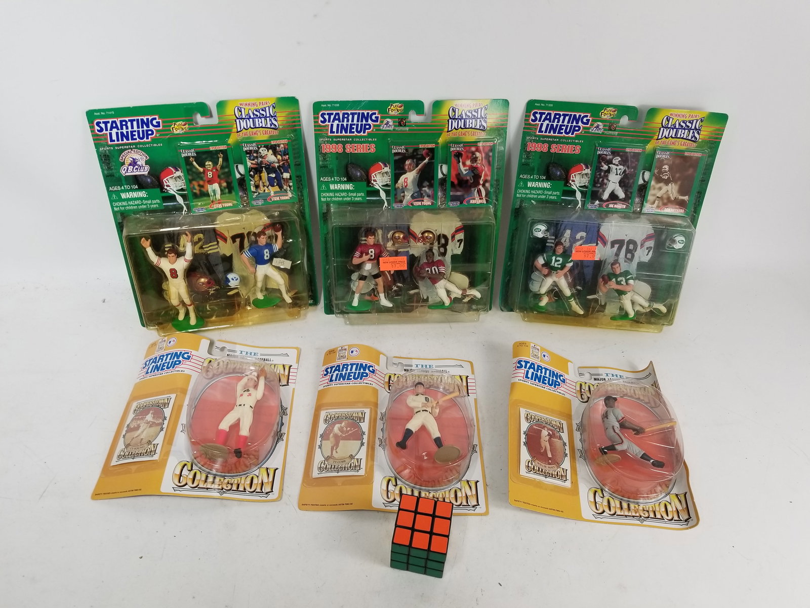 Football and Baseball Starting Lineup Figures in Original Packaging - 2