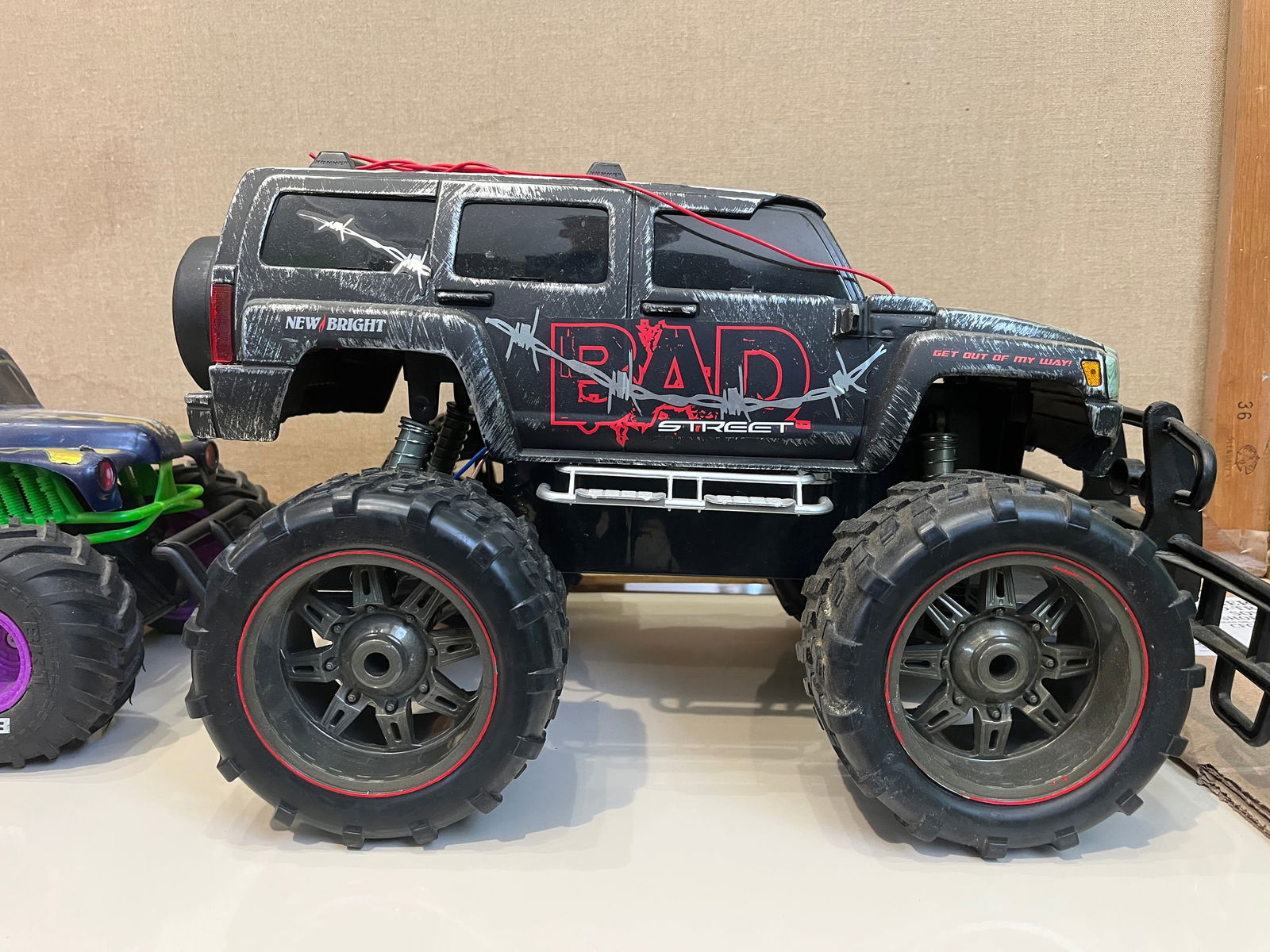 Pair of Toy Monster Trucks - 2