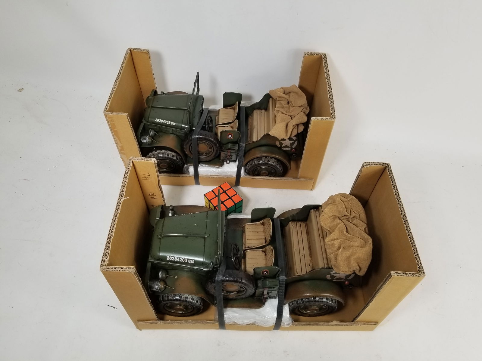 Pair of Model Army Trucks in Original Boxes - 2
