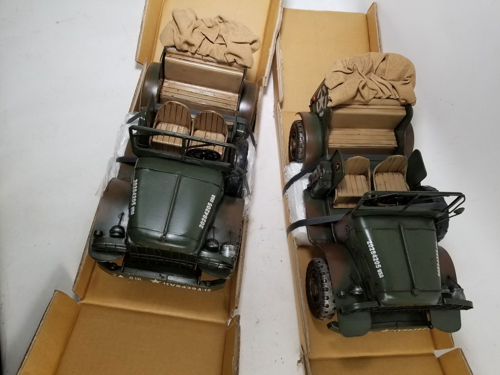 Pair of Model Army Trucks in Original Boxes - 2