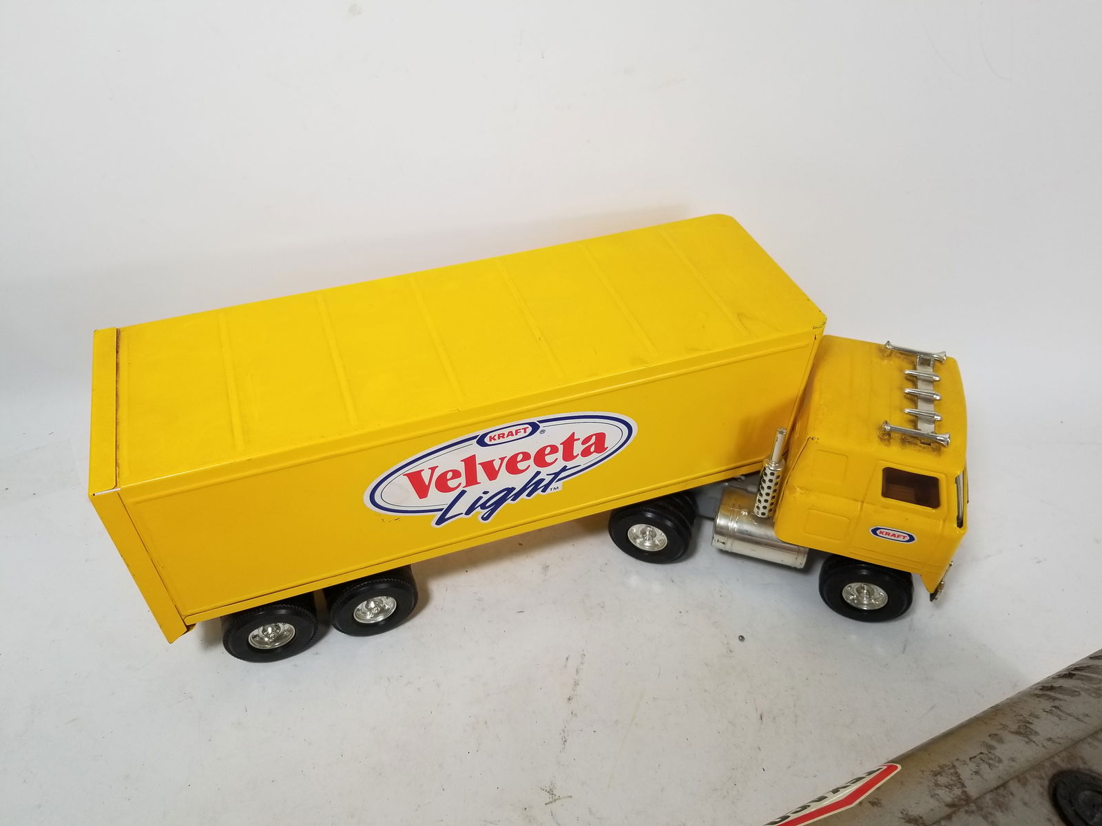 Pair of Vintage Toy Transport Trucks - 2