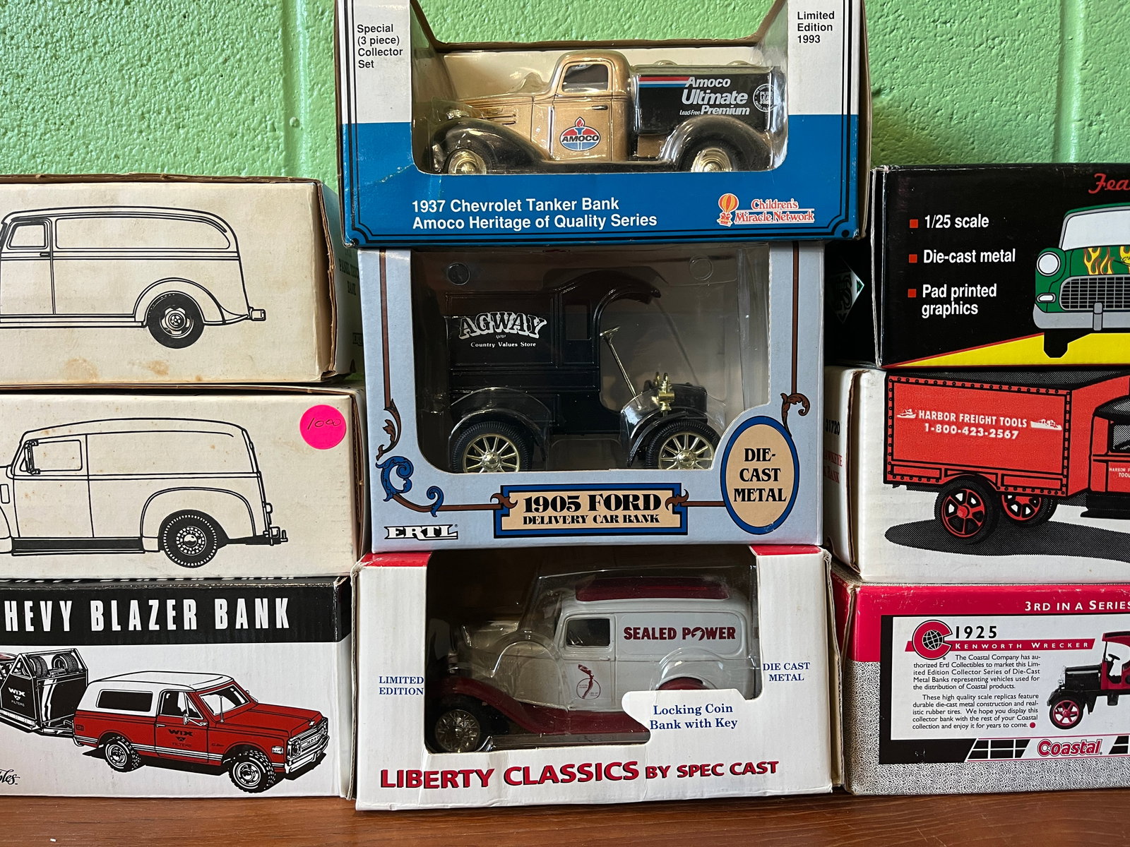 Assortment of Die Cast Car Banks in Original Boxes - 3