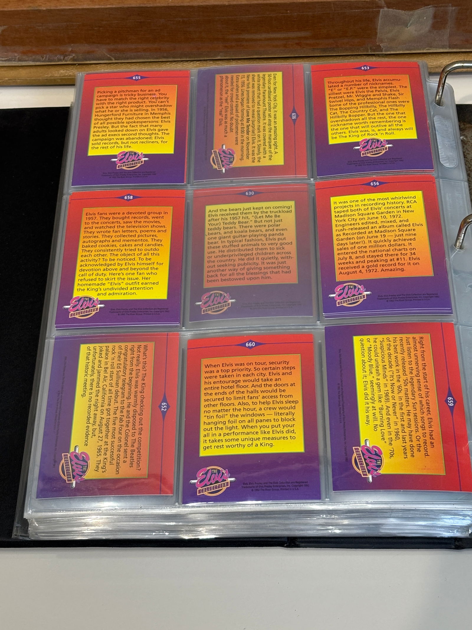 Binder of Elvis Trading Cards and Stamps - 5