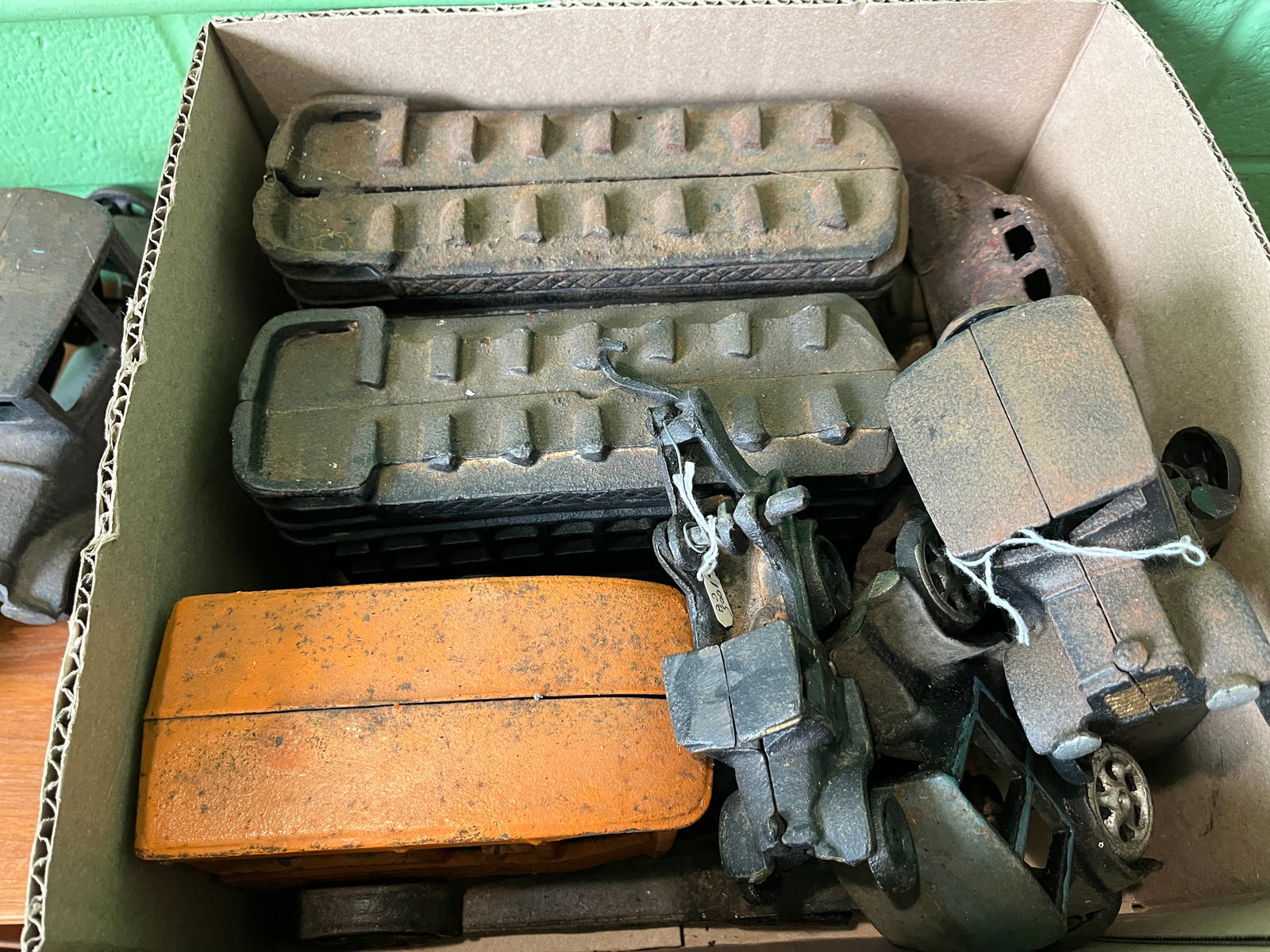 Assortment of Vintage and Reproduction Cast Iron Vehicles - 2