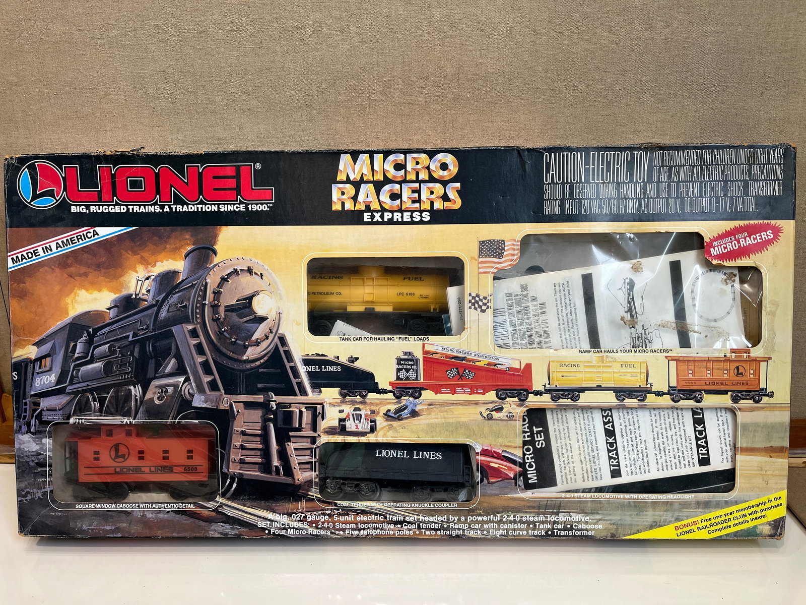 Vintage Lionel Micro Racers Express in Original Box: Vintage Lionel Micro Racers Express in Original Box Literature Brooks Auction – Online Auction Terms & Conditions Contact: (856) 694-2960 | info@brooks.auction READ BEFORE YOU BID: We want you t