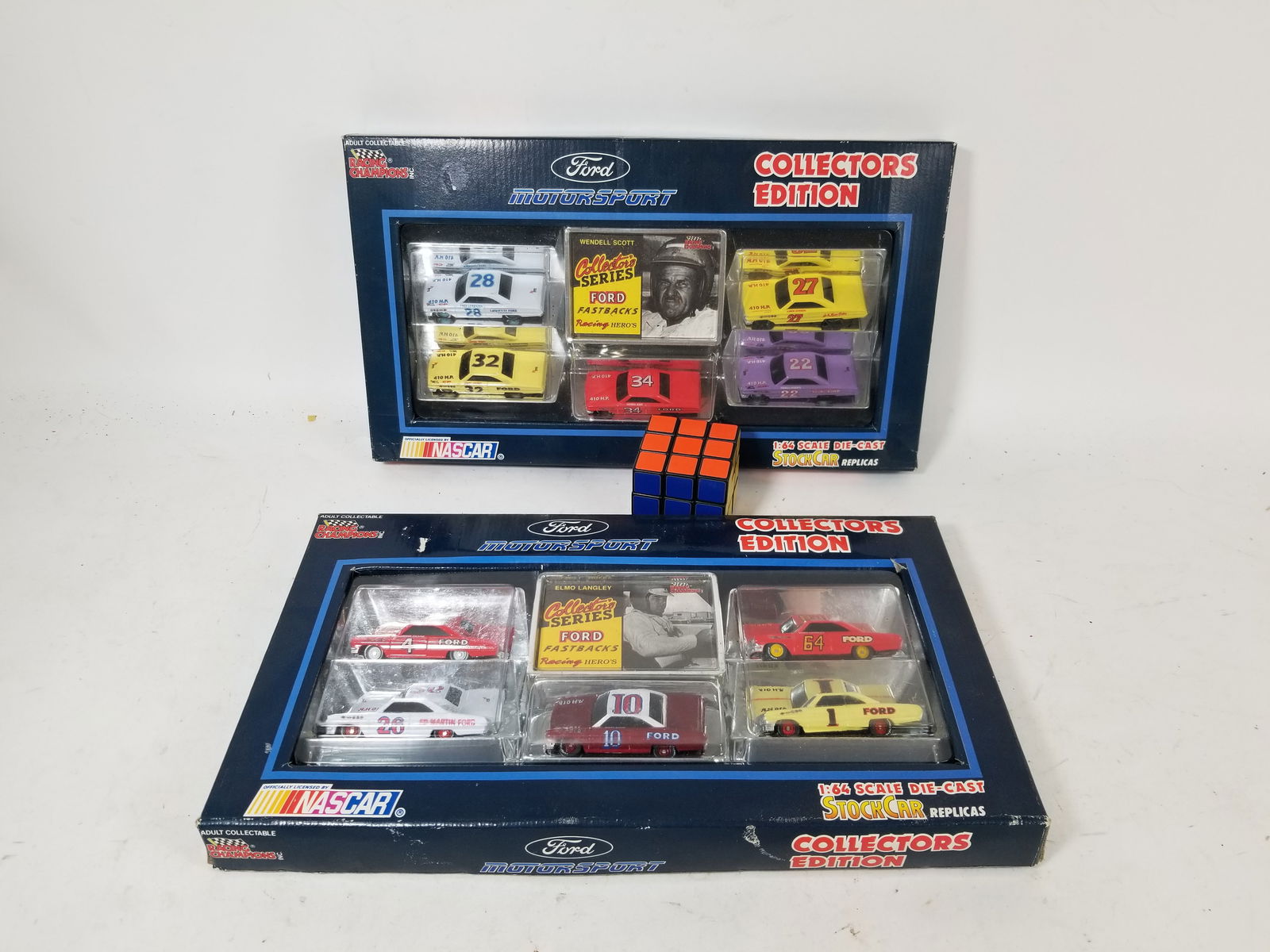 Pair of Racing Champions Ford Collectors Sets in Original Boxes - 2