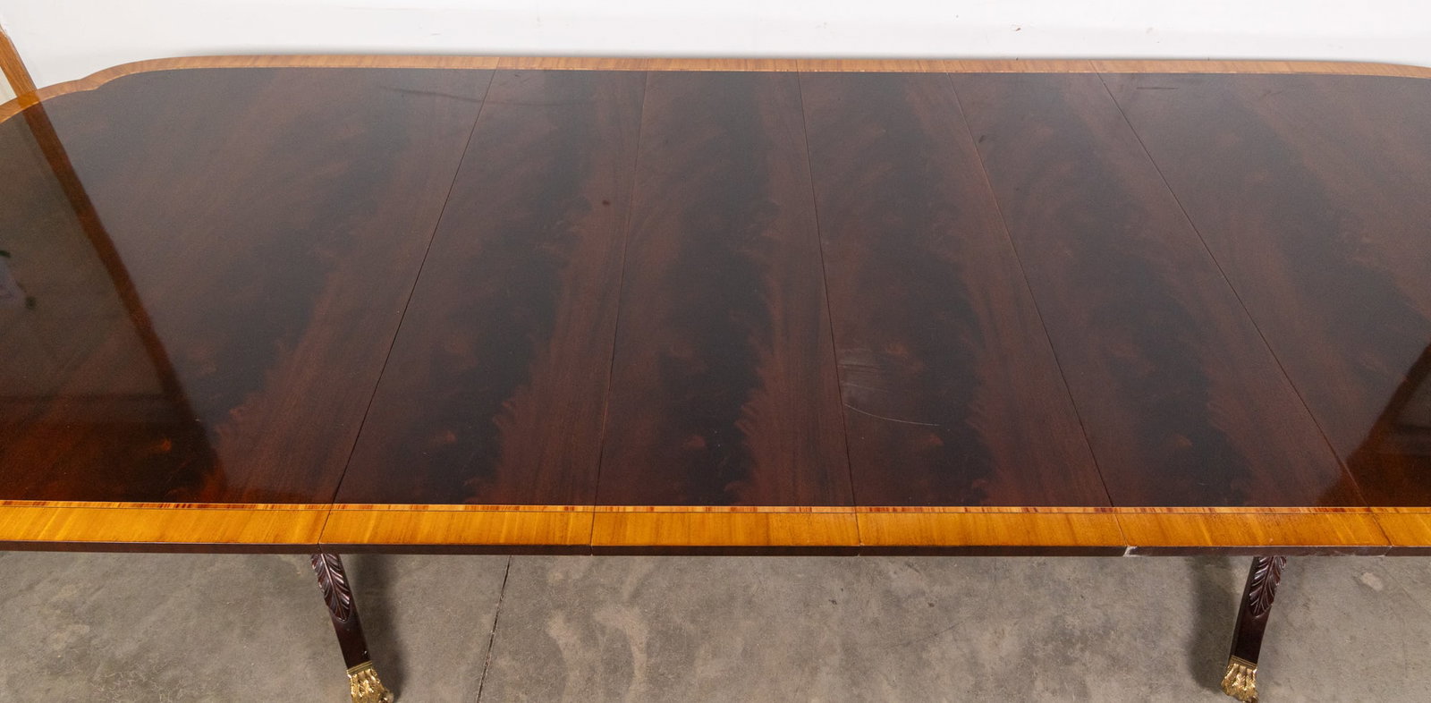 Stickley George III Style Mahogany Dining Table - 11