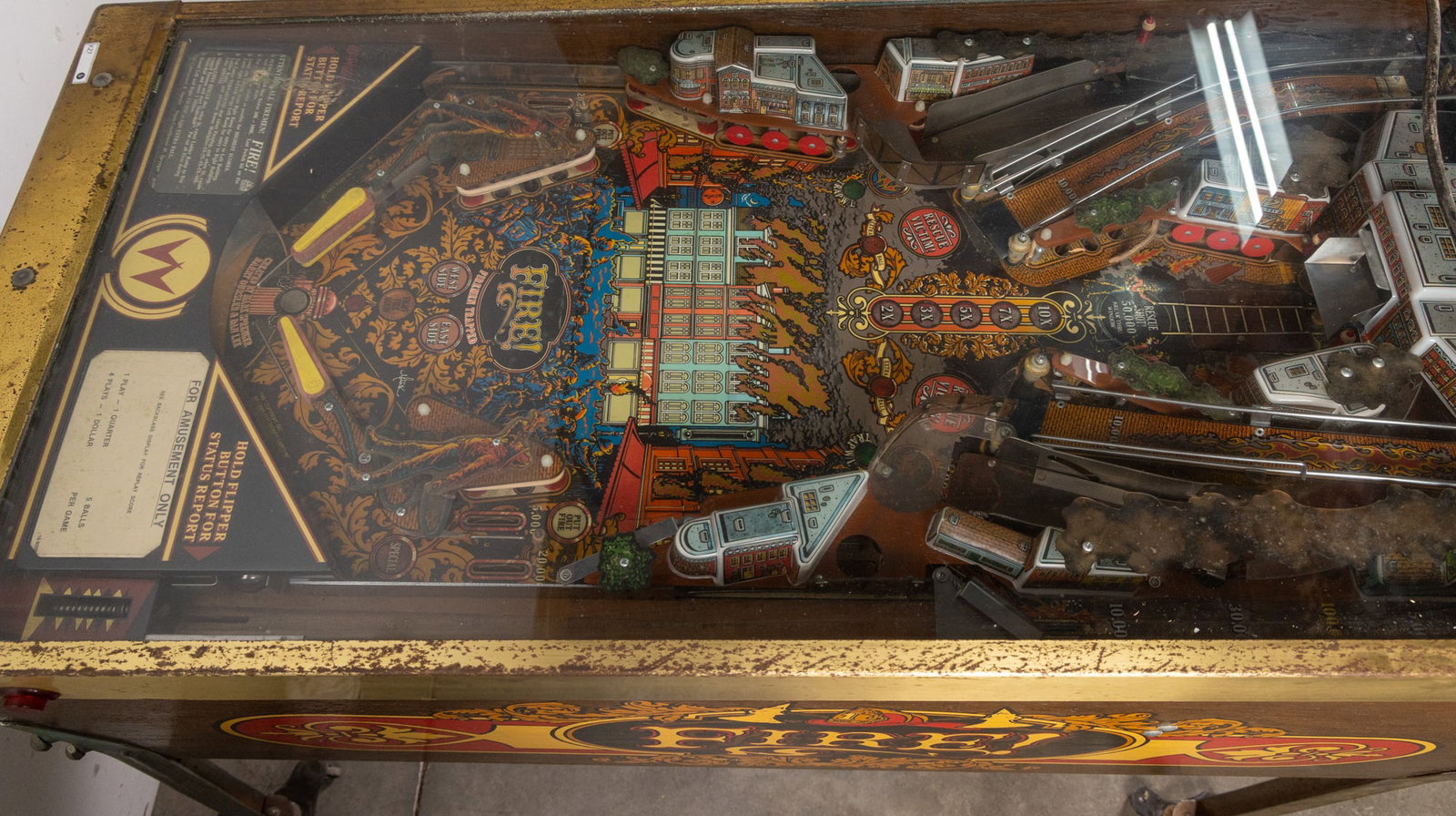 1987 Williams "Fire!" Pinball Machine *Champagne Edition* - 16