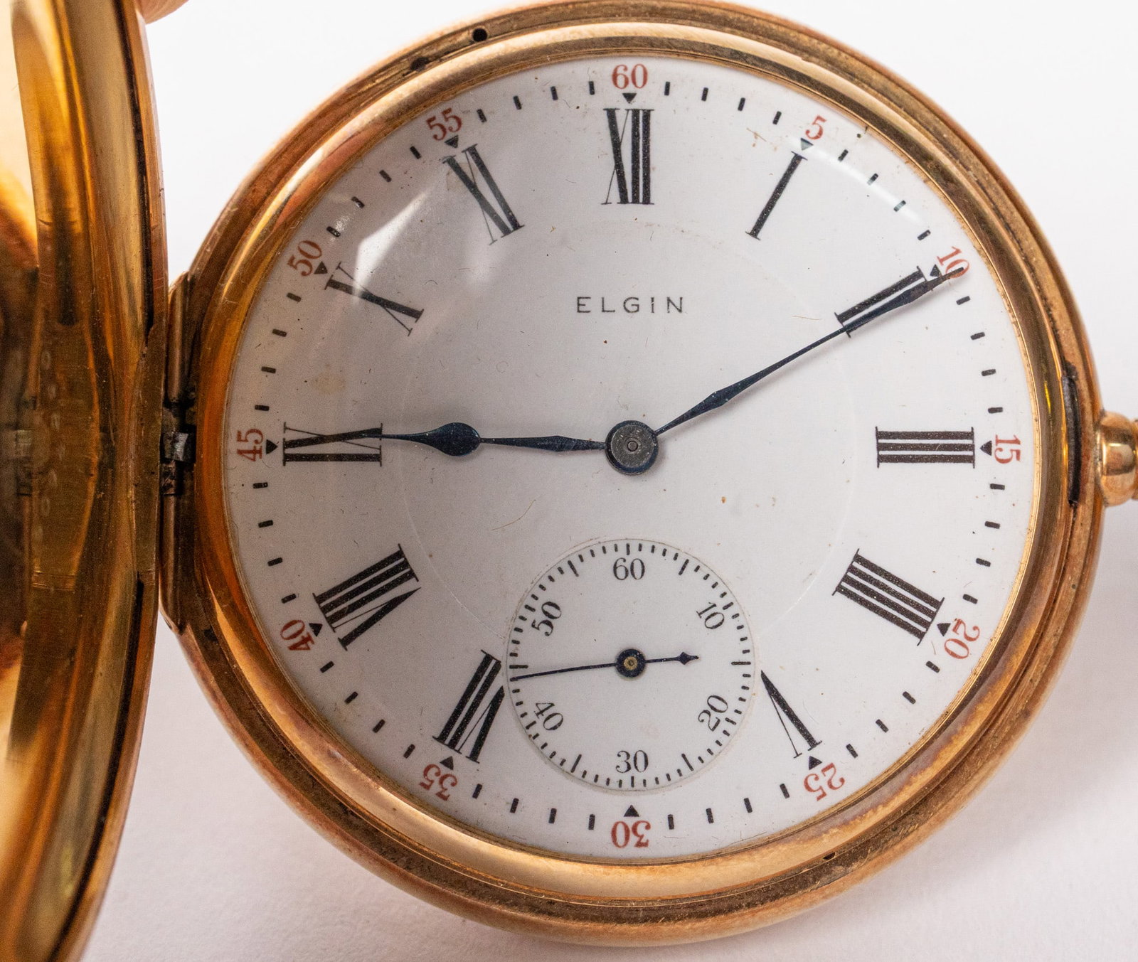 Antique Elgin 14K Gold Pocket Watch - 2