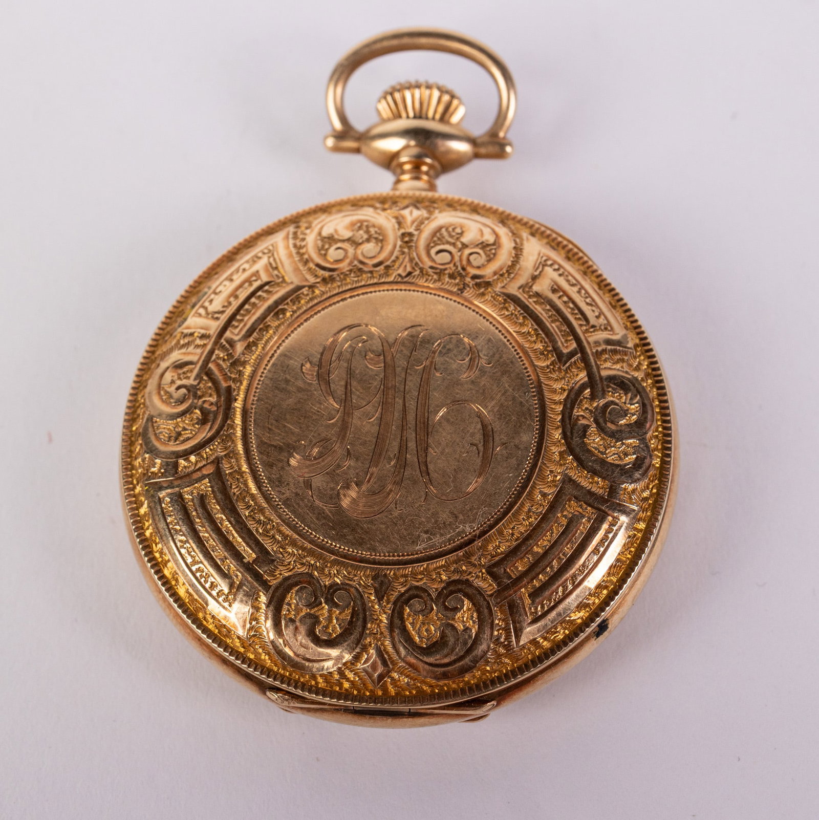Antique Elgin 14K Gold Pocket Watch - 7